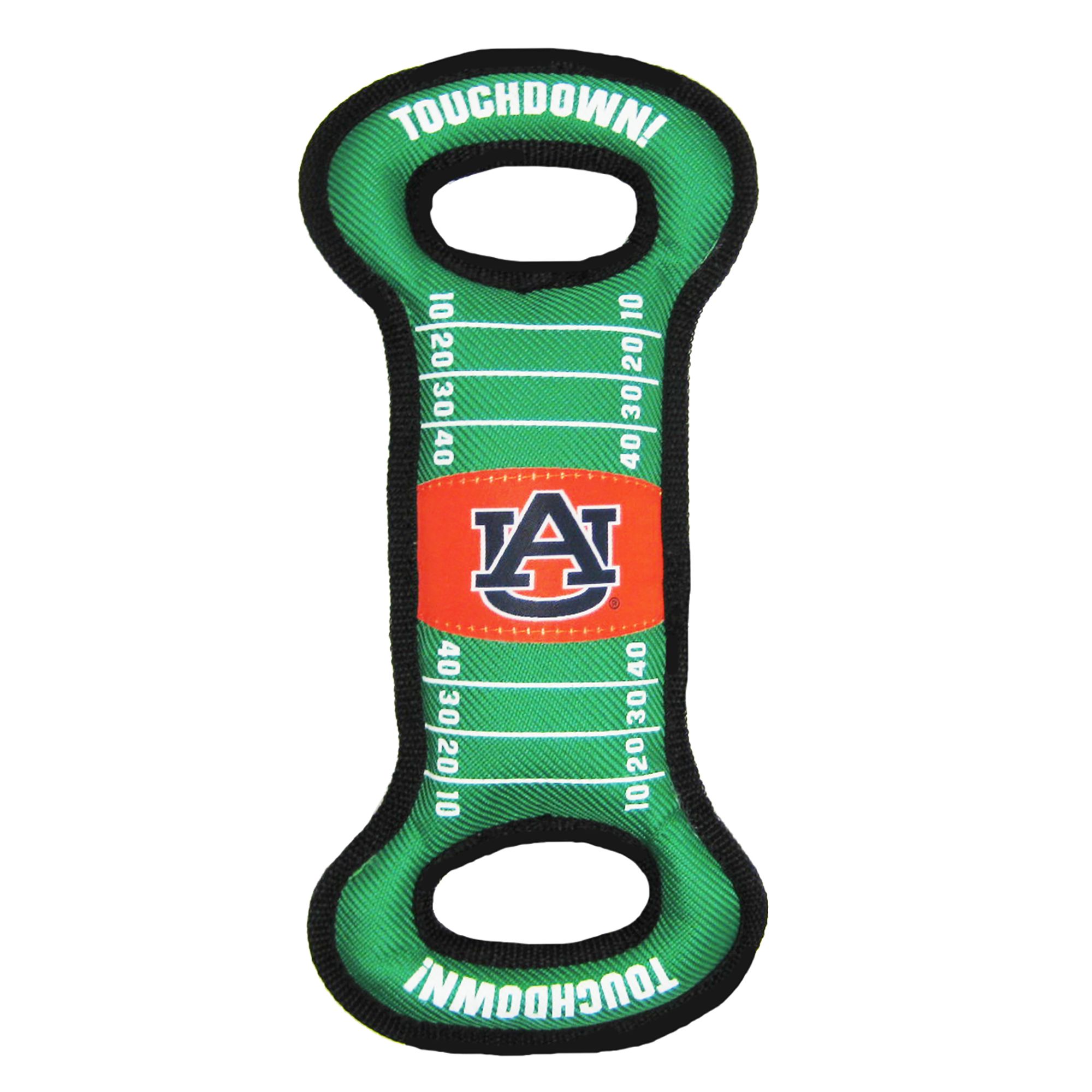 Pets First Auburn Tigers NCAA Field Tug Toy in White | Nylon PetSmart