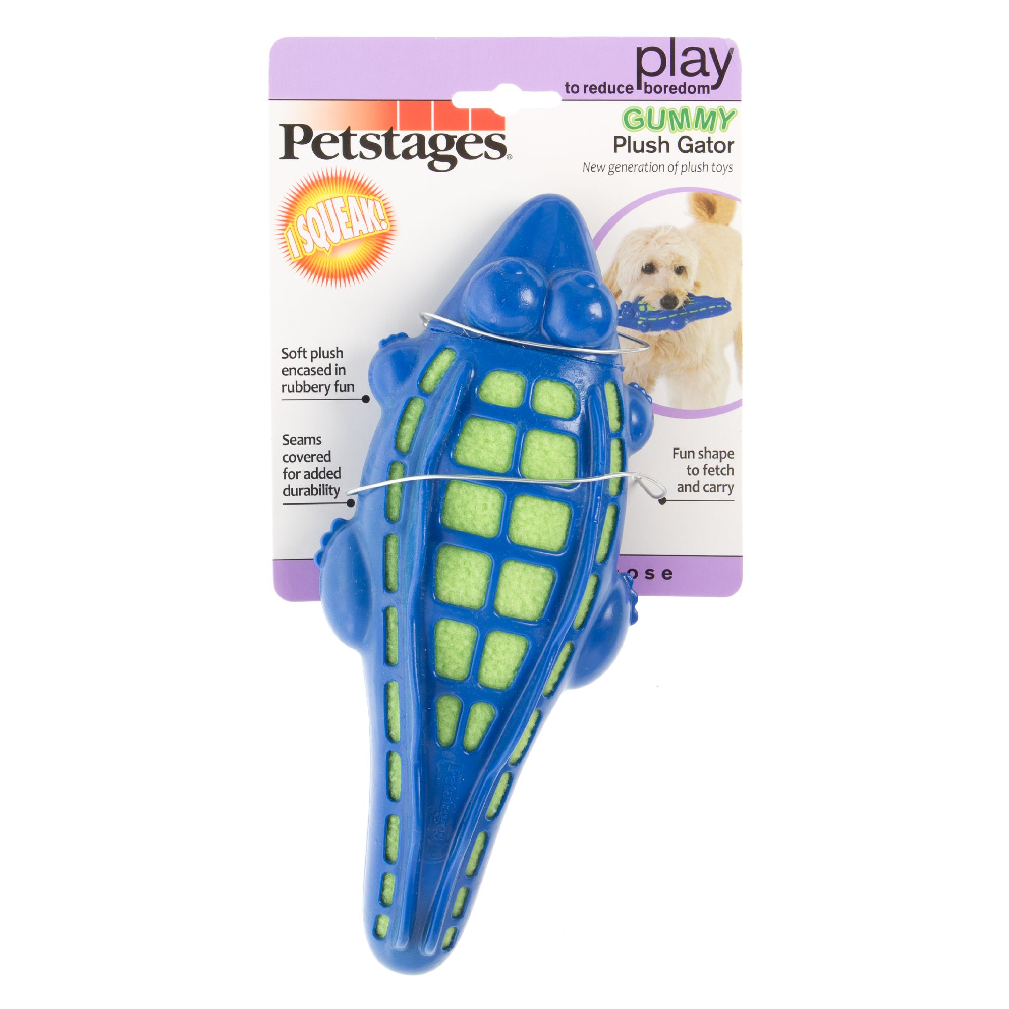 Petstages&reg; Gummy Gator Dog Toy