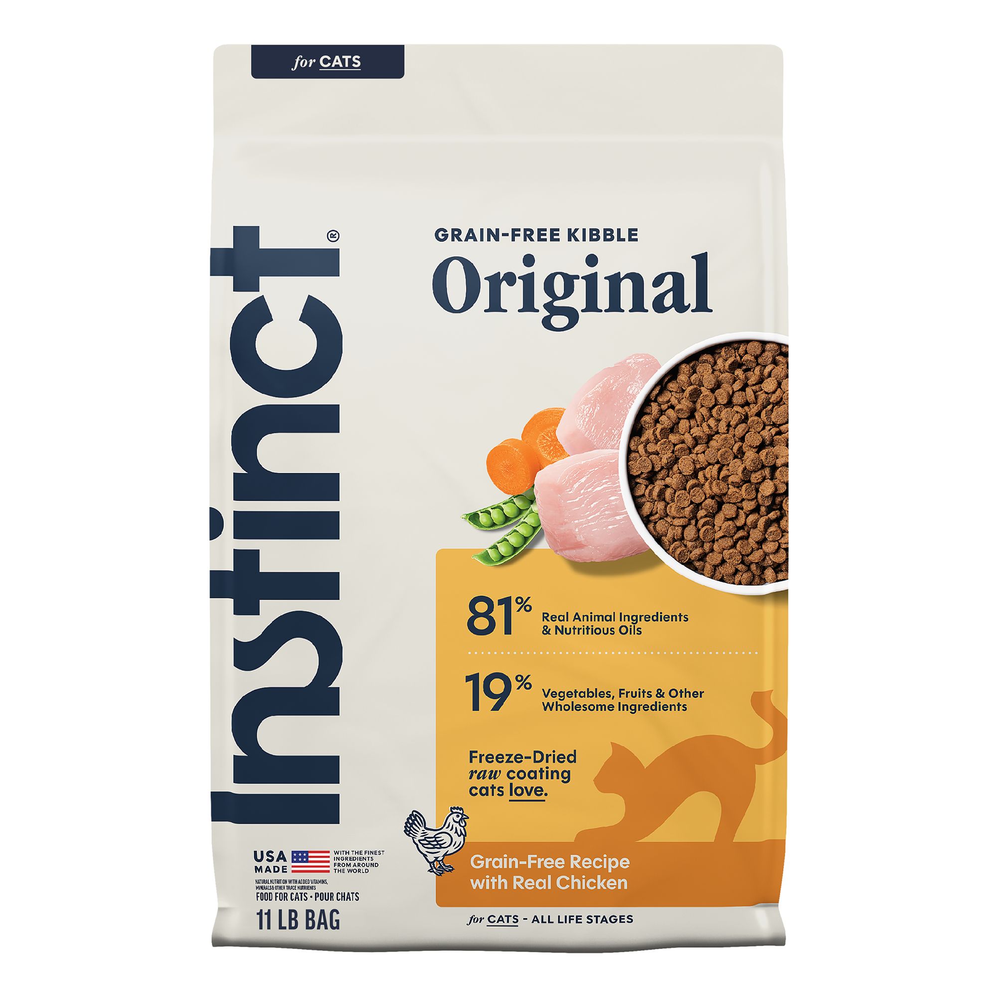 Instinct Original Cat Food - Natural, Grain Free, Chicken, Size: 11 lb | PetSmart