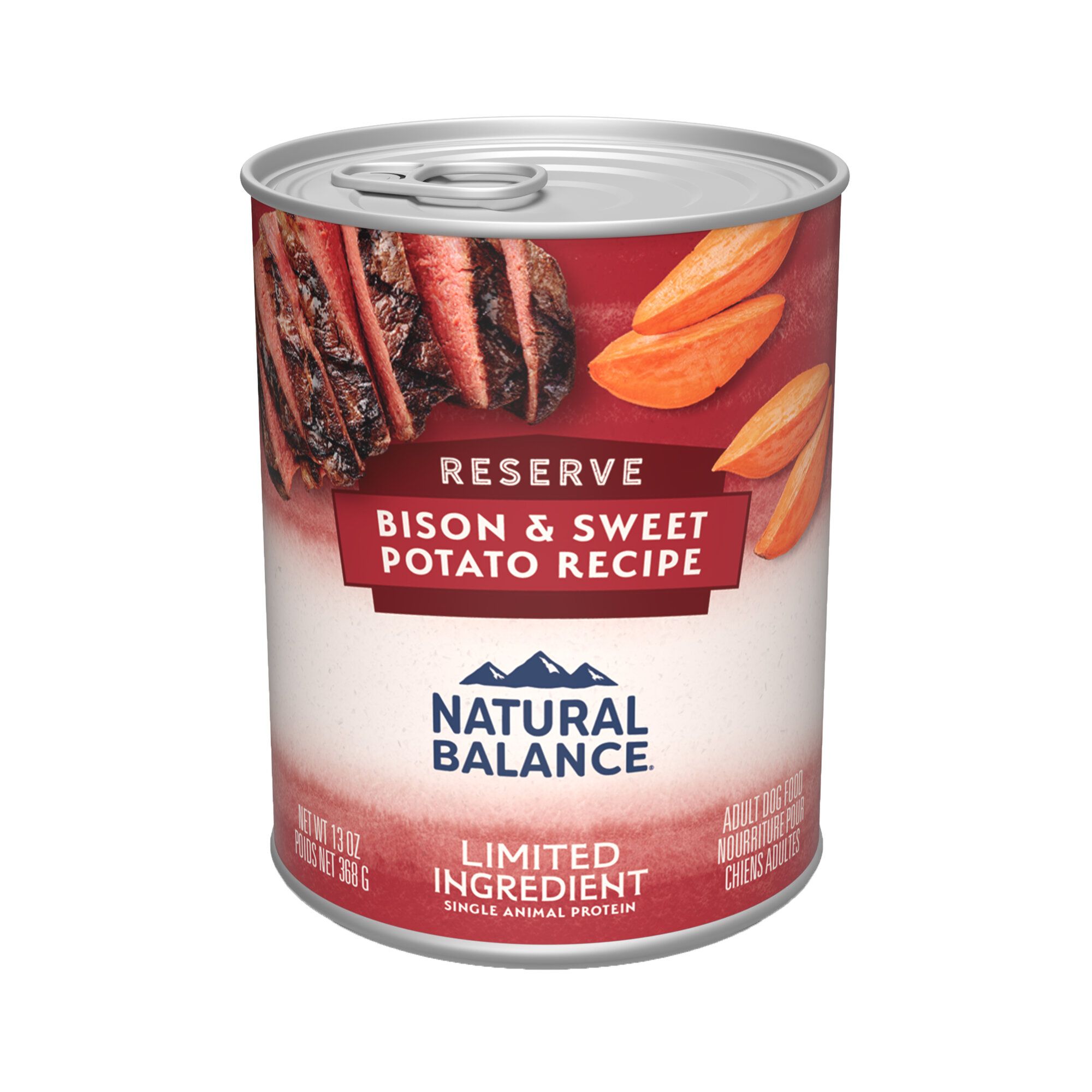 Natural Balance Limited Ingredient Diets Adult Wet Dog Food - Grain Free, Bison and Sweet Potato, Size: 13 oz | PetSmart Salmon