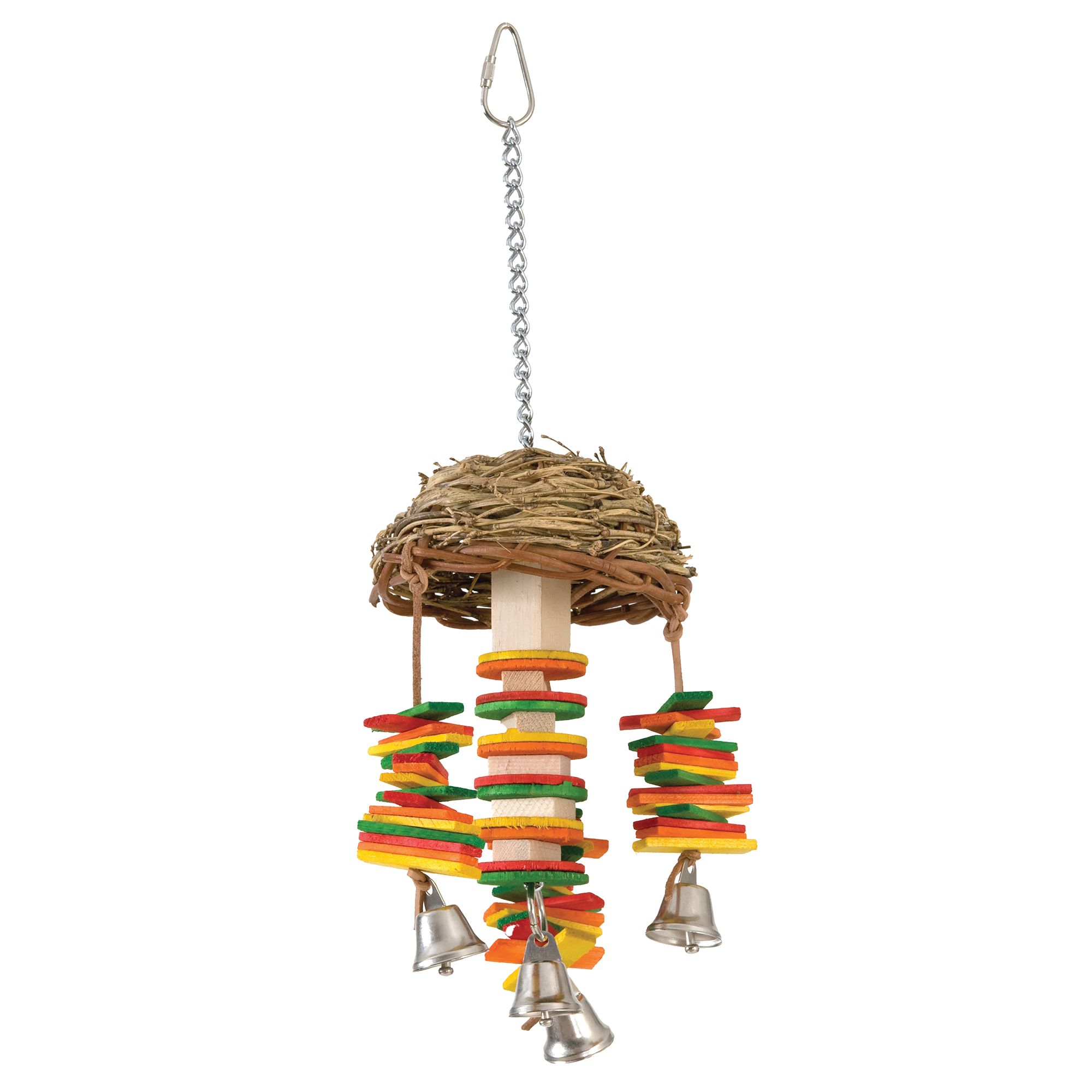 All Living Things® Hanging Basket Bird Toy - Chew Toy for Small Pet Birds