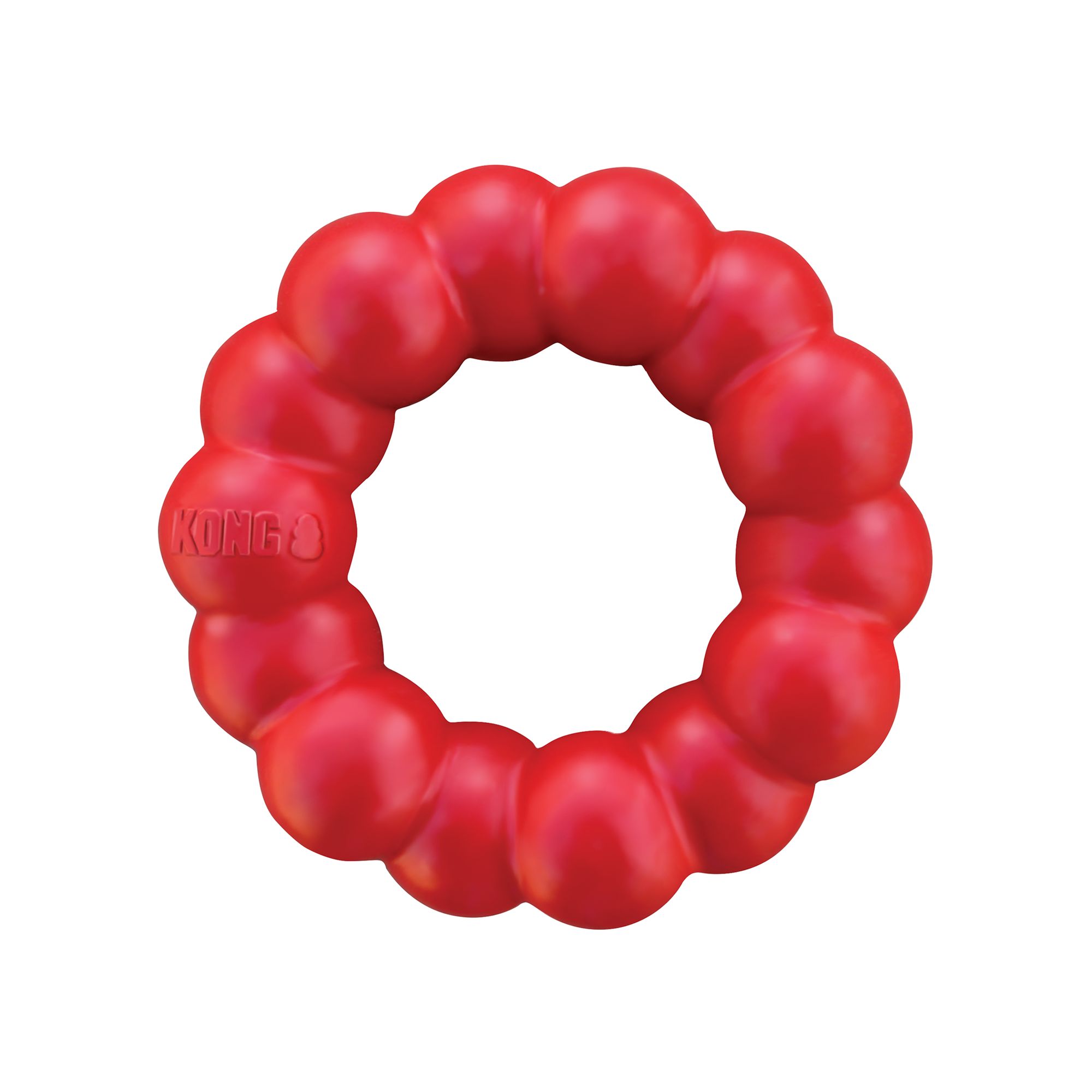 KONG Rubber Ring Dog Toy in Red, Size: Medium/Large | PetSmart