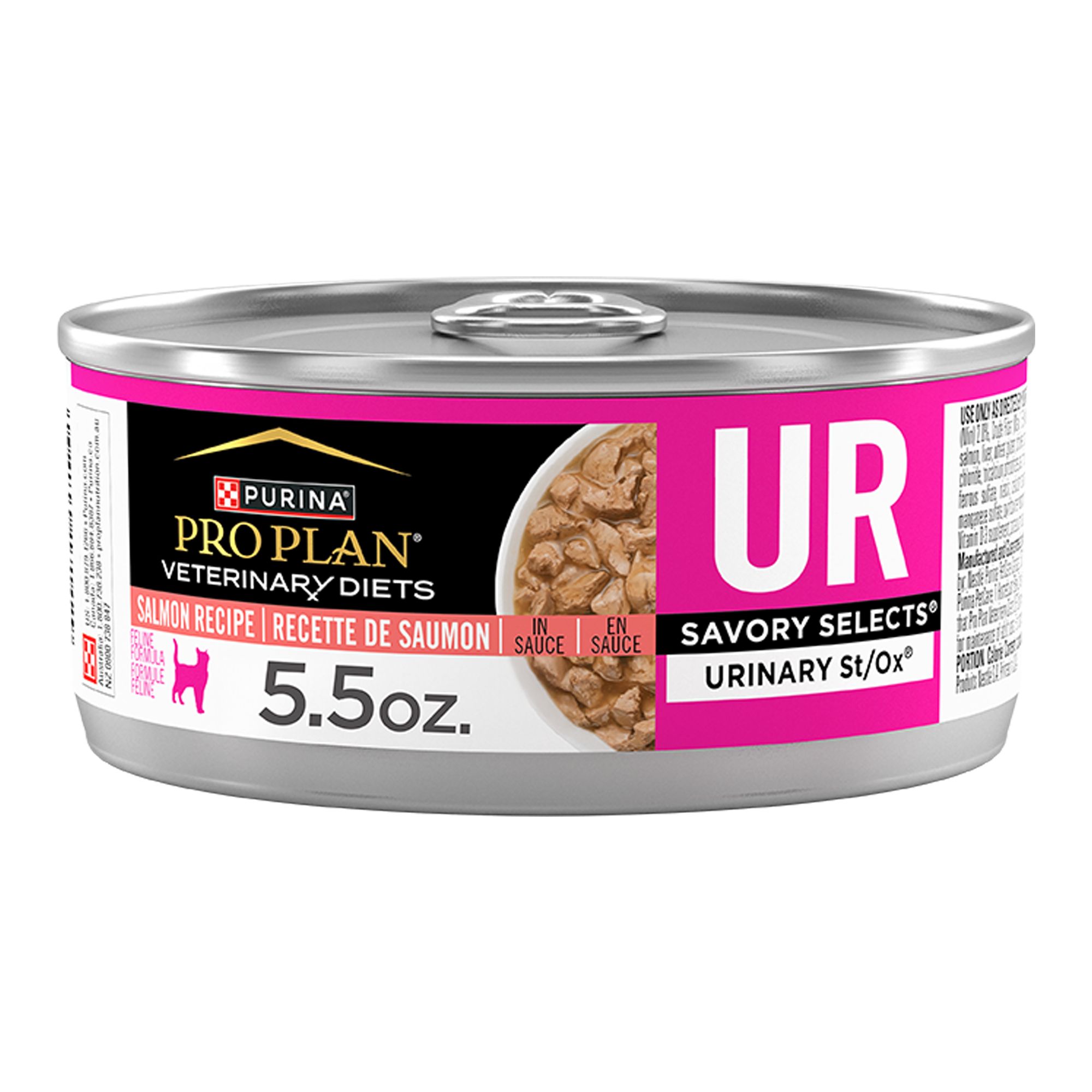 Purina Pro Plan Veterinary Diets UR Urinary St/Ox Cat Food, Adult, Size: 5.5 oz, Flavor: Salmon | PetSmart