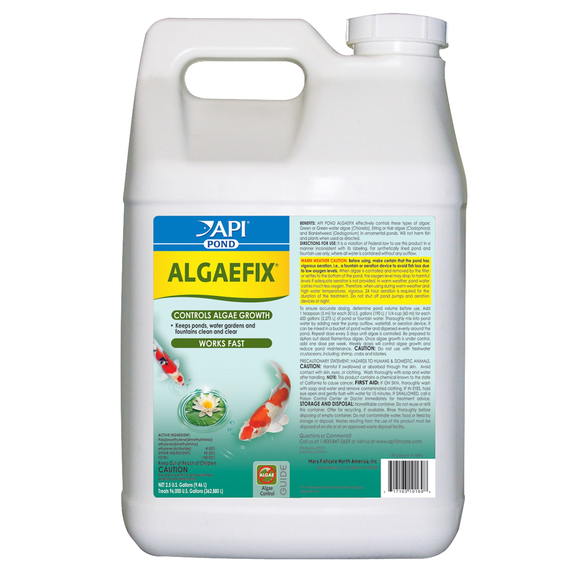 Api Pond Algefix Size 2.5 Gal Api Pond Algefix Size 2.5 Gal