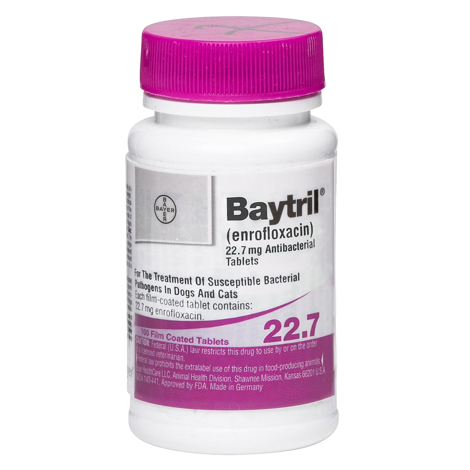 Baytril Non Chewable Tablet Size 68 Mg