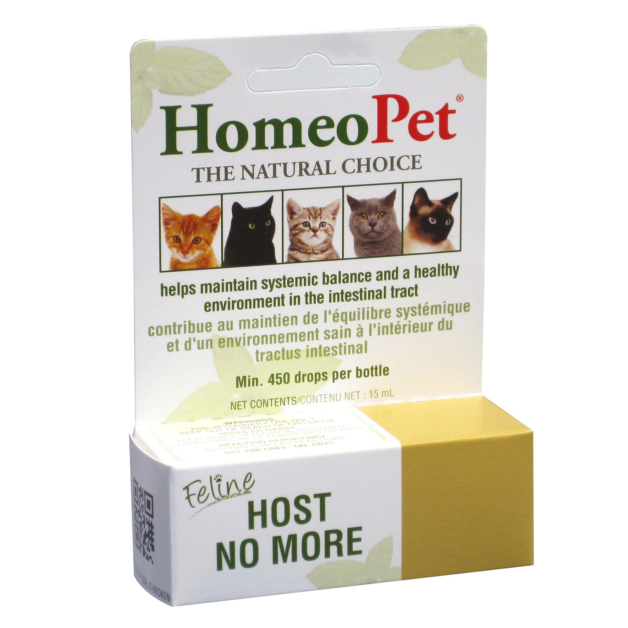 HomeoPet® Feline Host No More Treatment (15 mL)