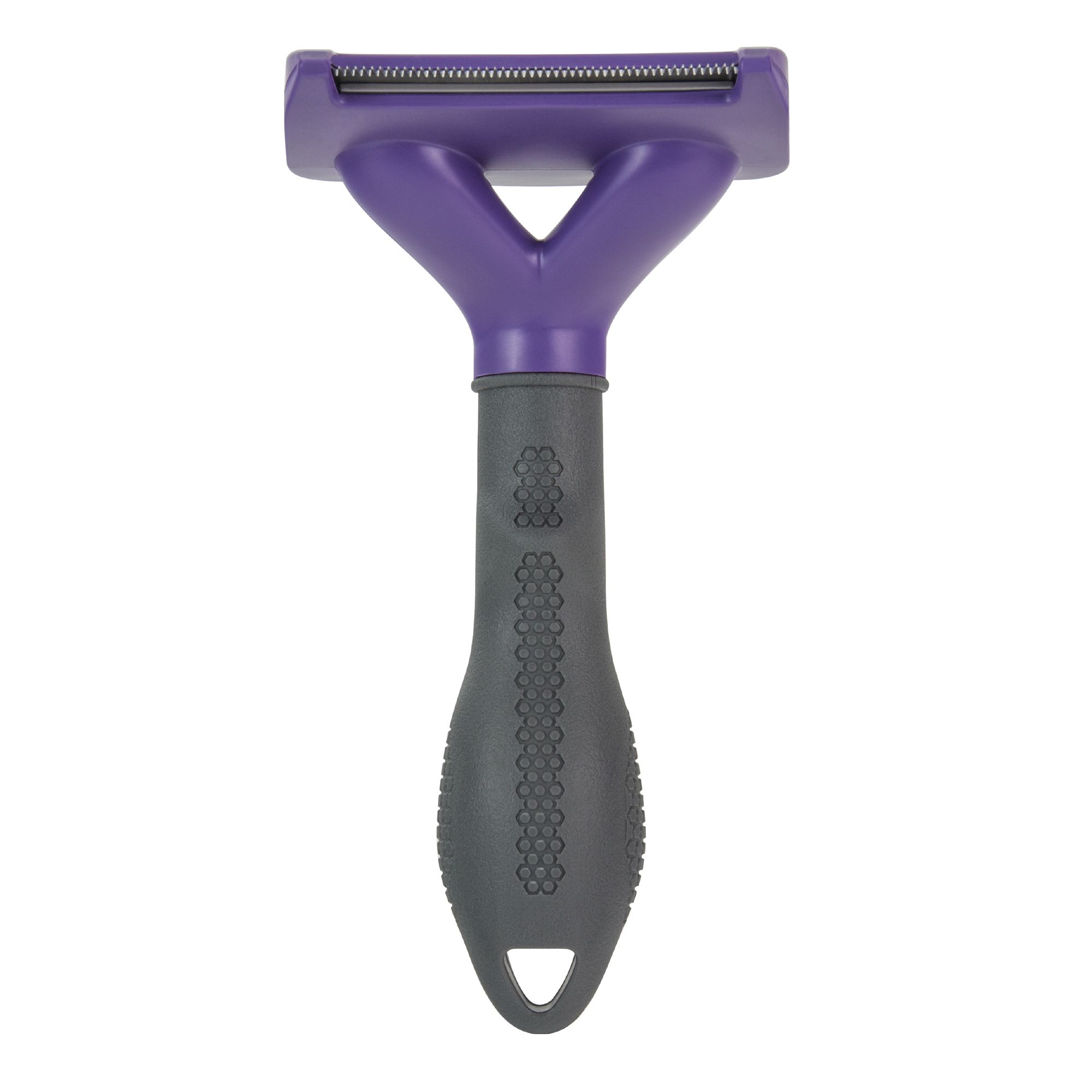 FURminator® Undercoat deShedding Cat Brush for Long Hair, Reduces Loose Hair from Shedding (Large)
