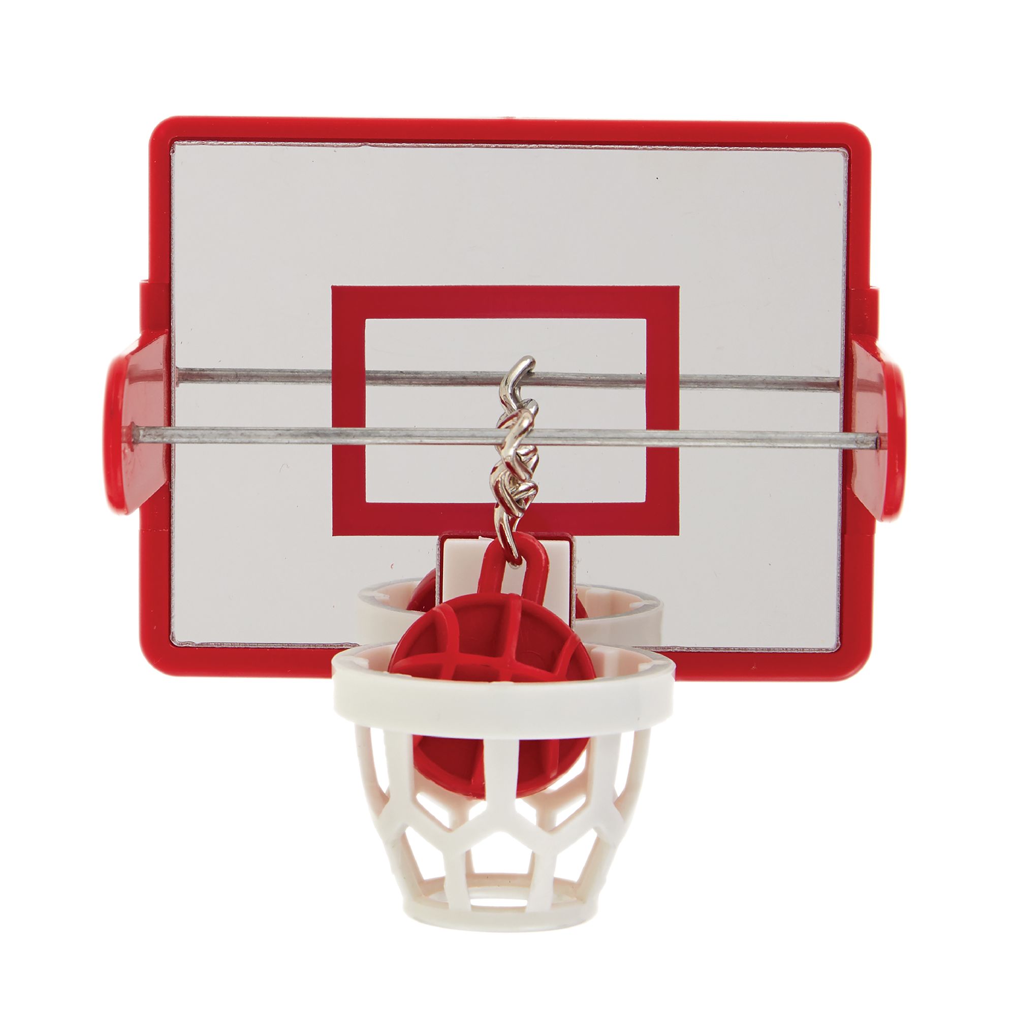 All Living Things® Birdie Basketball Bird Toy - Exercise Bird Toy for Small Pet Birds (Small)
