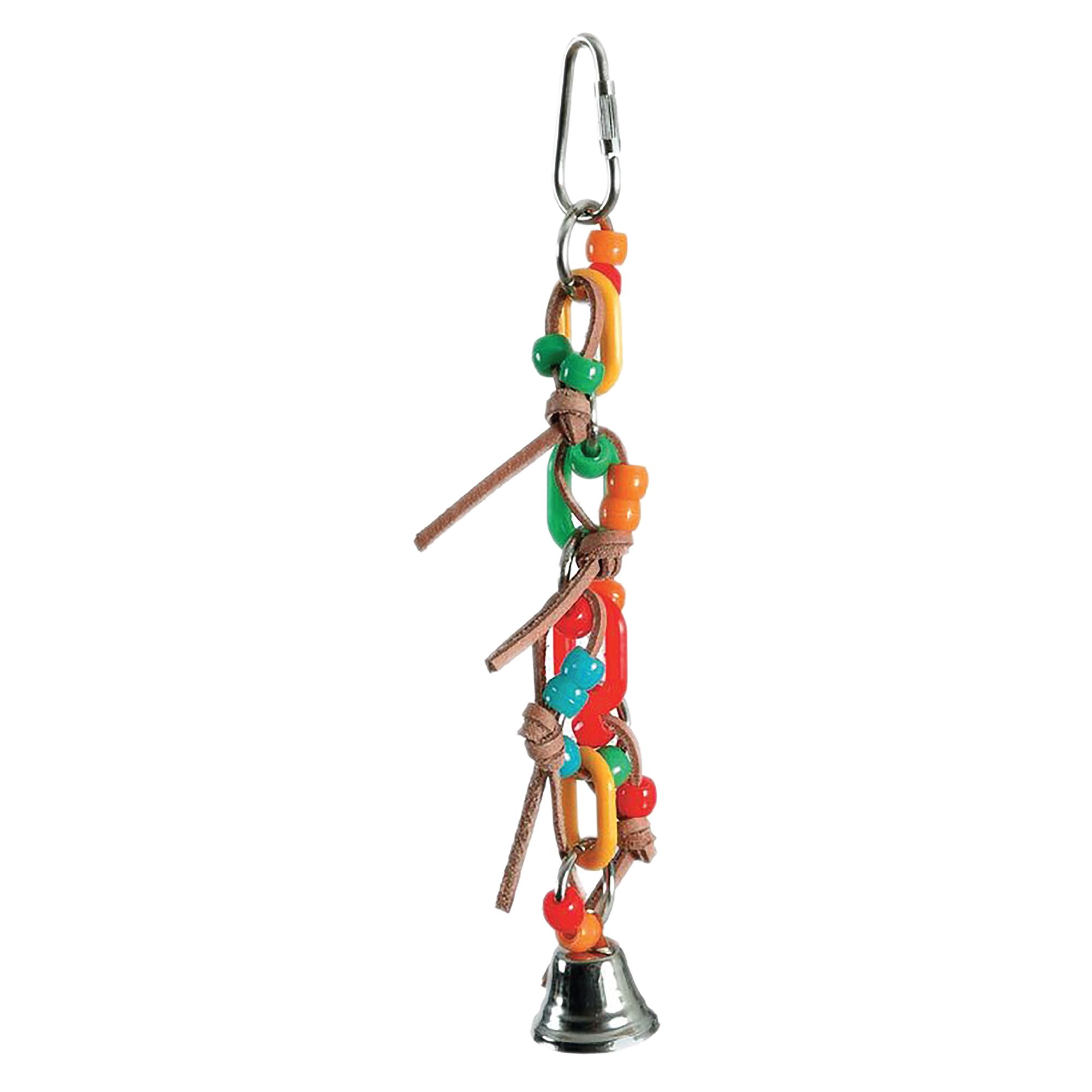 All Living Things® Chain Dangler Bird Toy - Preening Bird Toy for Small Pet Birds (Small)
