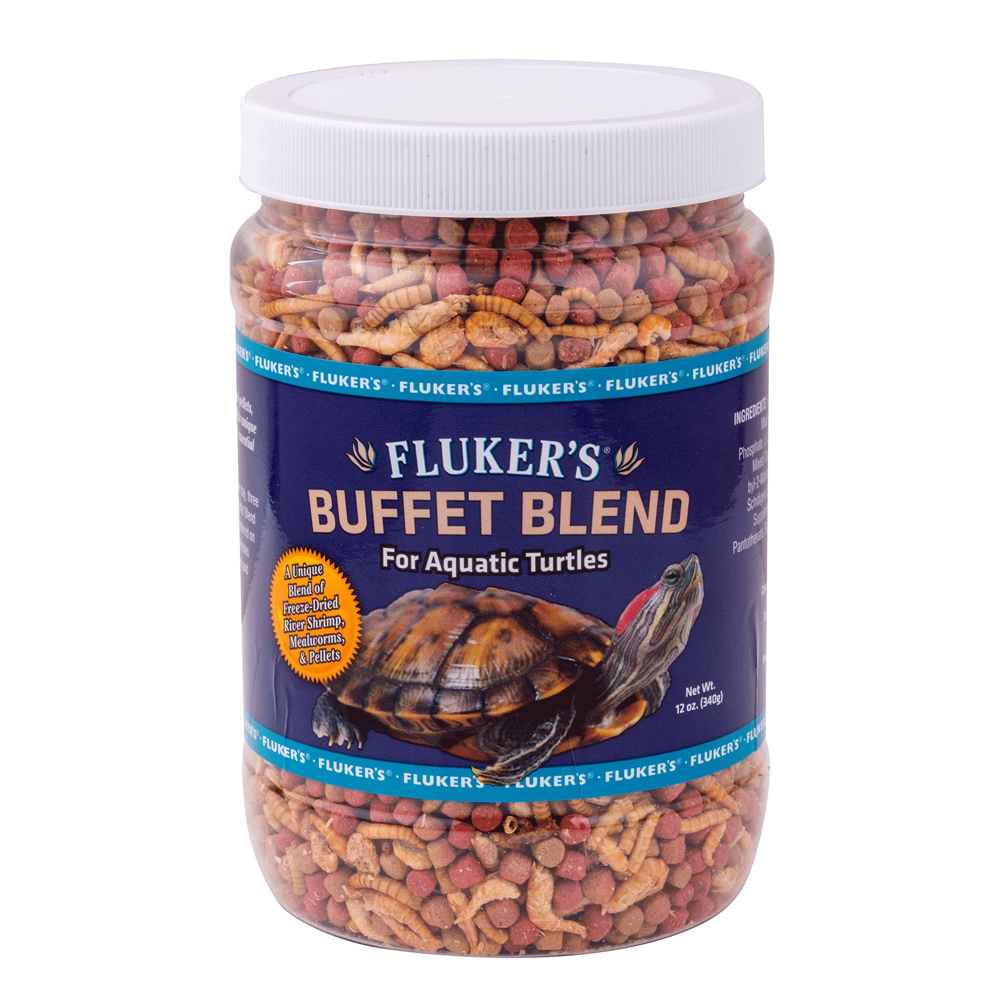 Fluker's® Buffet Blend Aquatic Turtle Food (12 Oz)