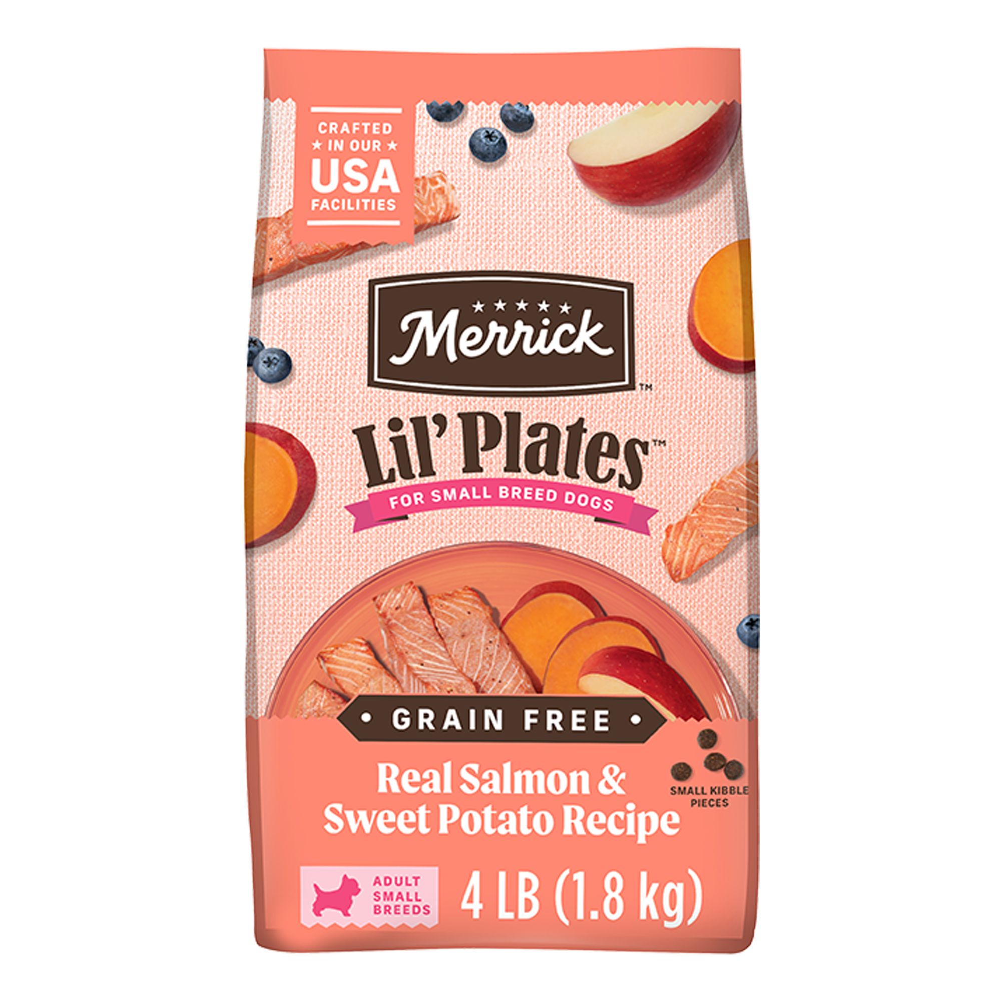 Merrick® Lil' Plates® Grain Free Small Breed Adult Dry Dog Food - Natural, Salmon & Sweet Potato (4 Lb)