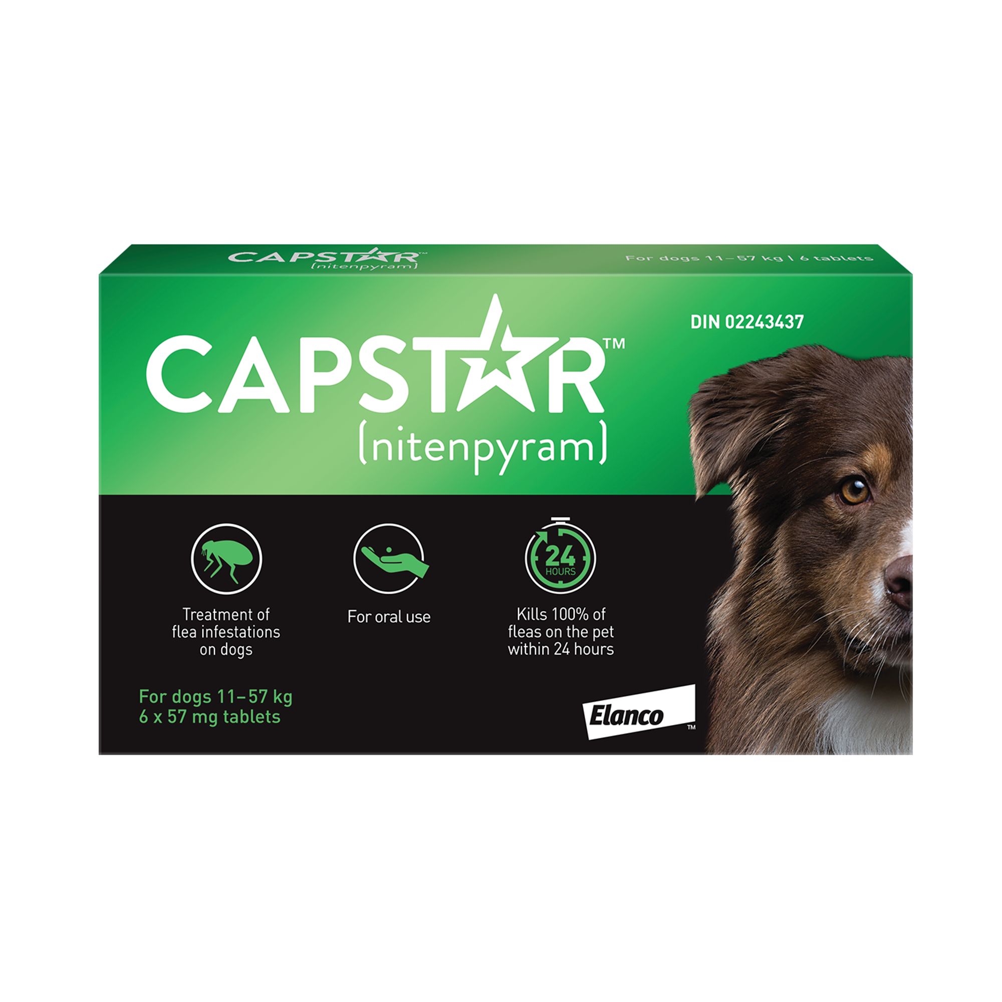 Capstar&trade; Large Dog Oral Flea Treatment - 6 Count