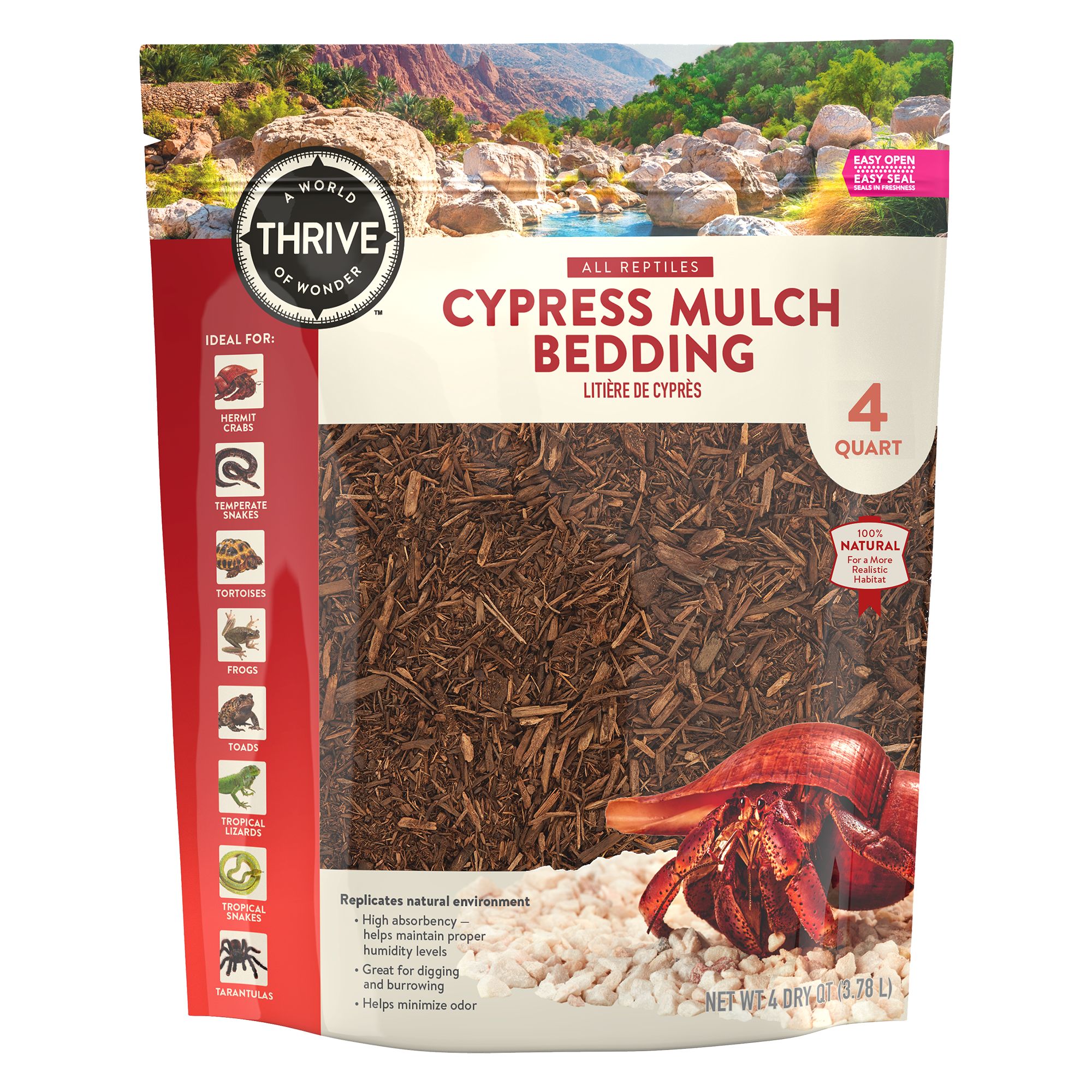 Thrive Cypress Mulch Reptile Bedding (4 QT)