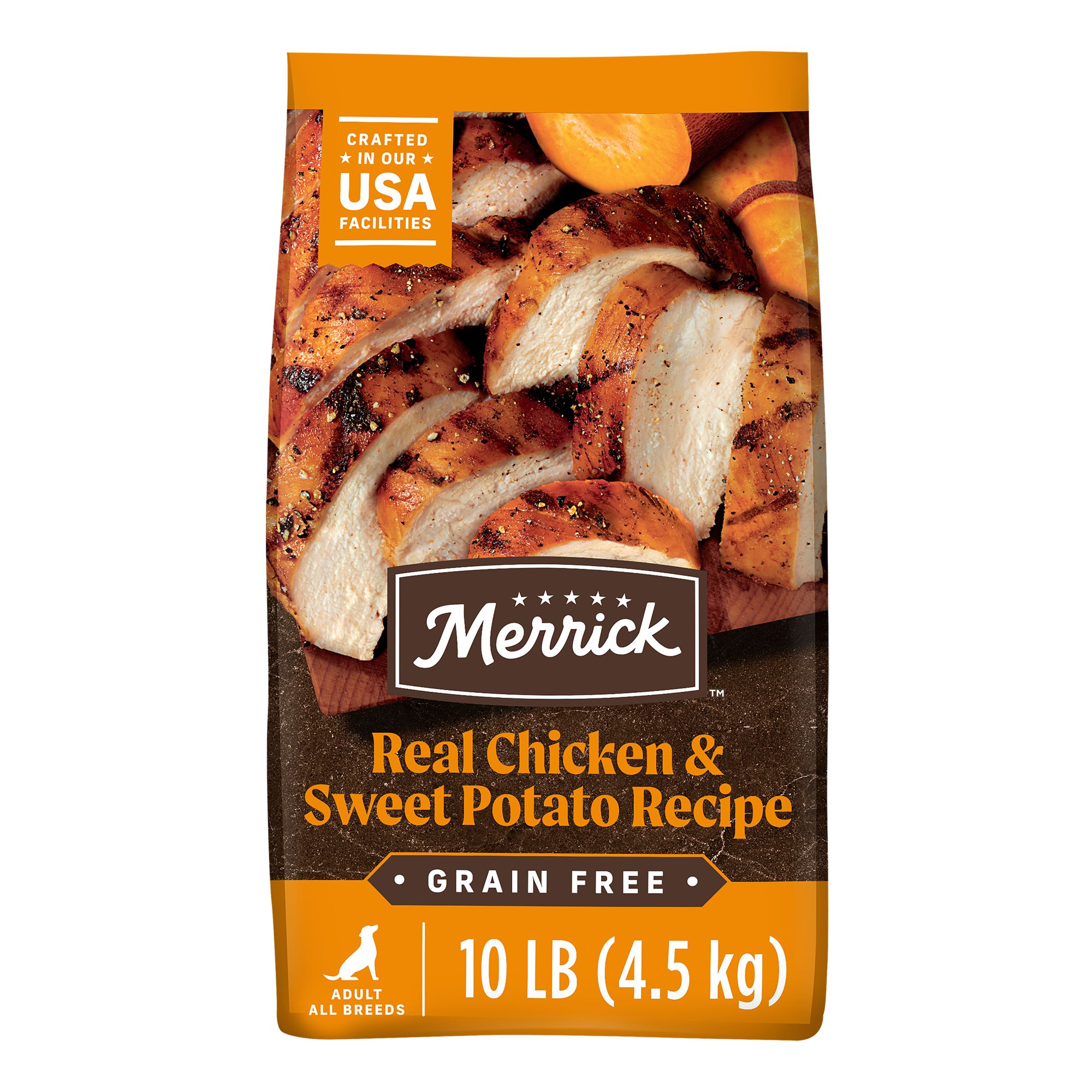 Merrick Grain Free Chicken Flavored Adult Dry Dog Food - Gluten Free, Size: 10 lb | PetSmart