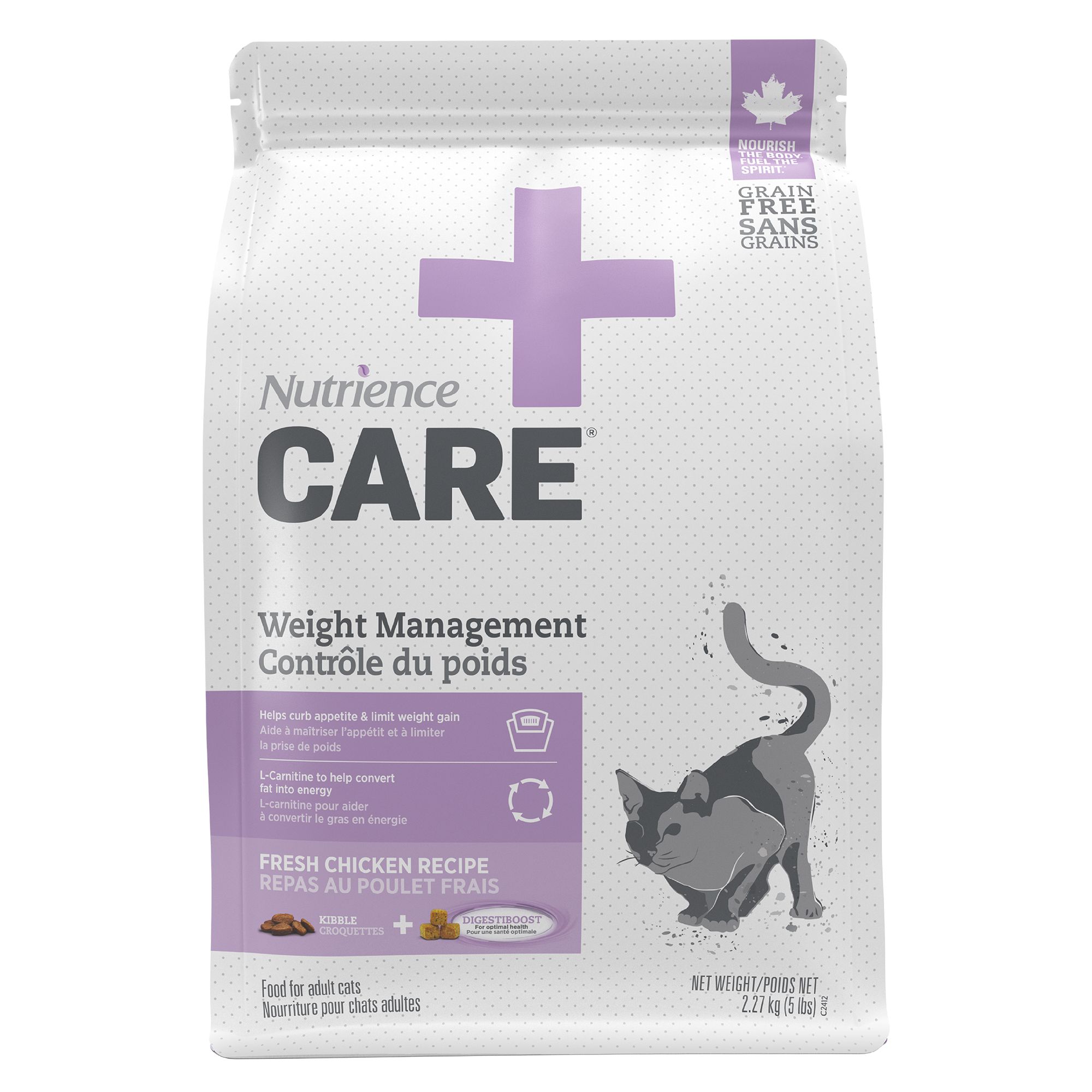 Nutrience Care® Weight Management Adult Cat Food (2.27 kg)