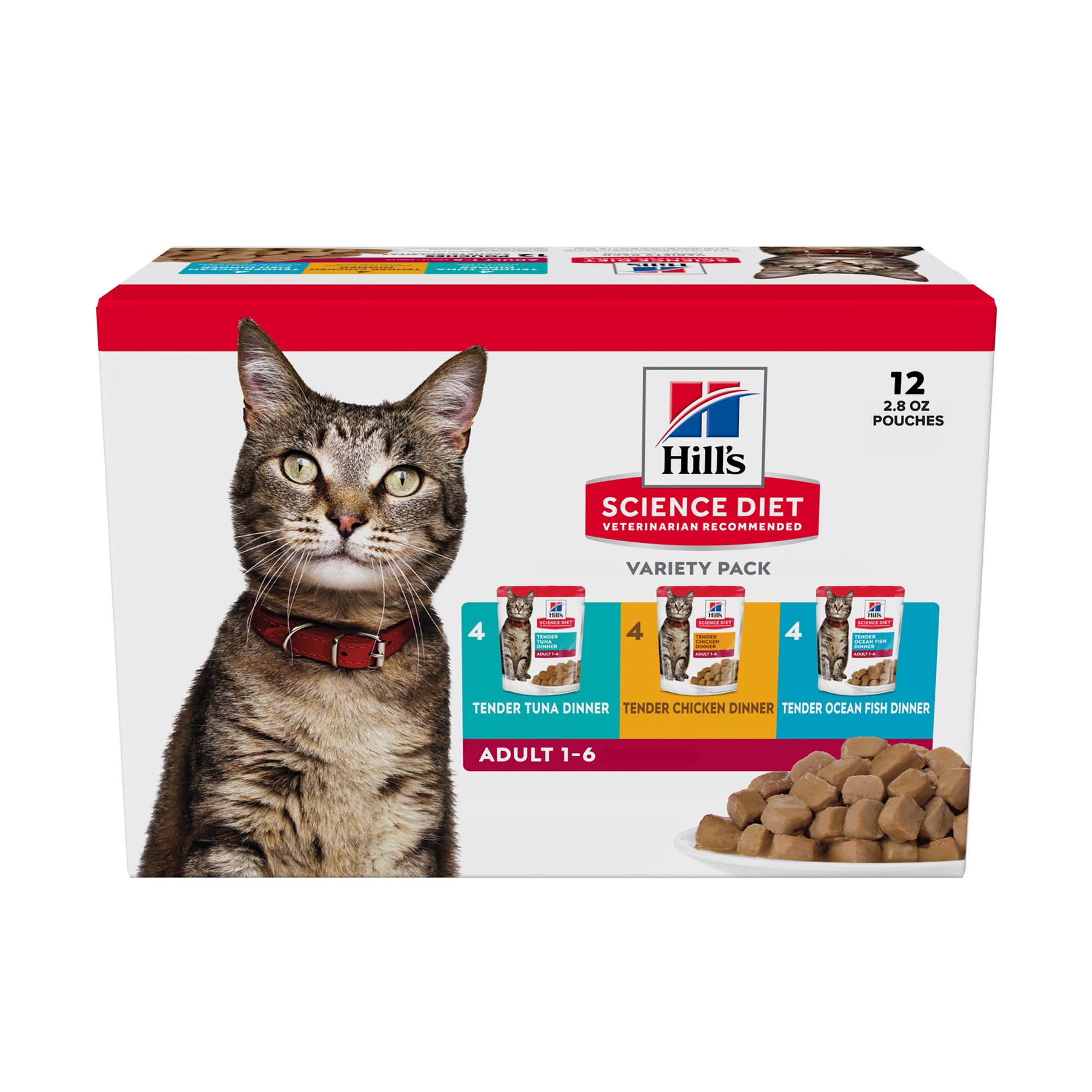 Hill's® Science Diet® Adult Wet Cat Food - Variety Pack, 12 CT, 33.6 OZ (12 Ct)