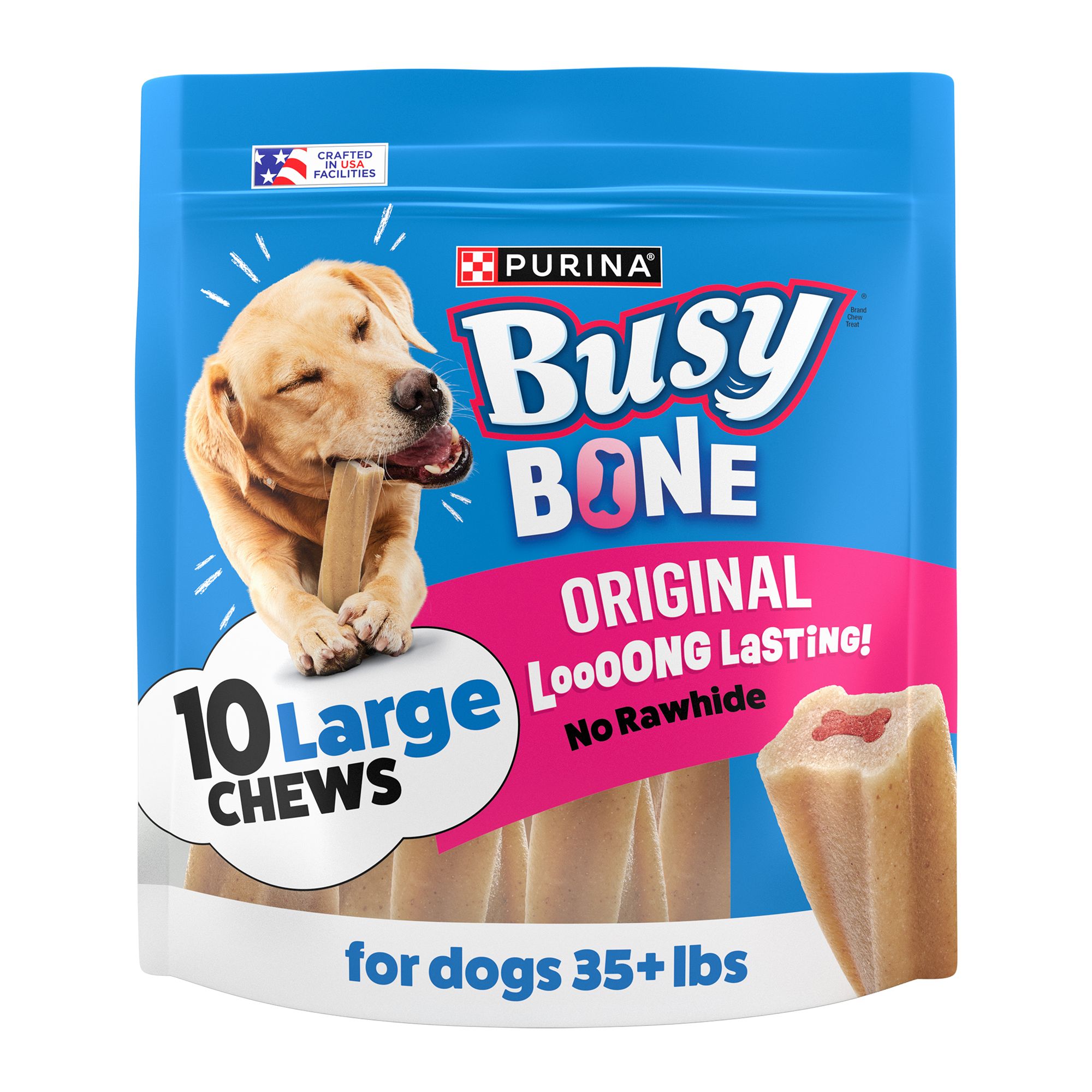 Purina Busy Bone Small/Medium Dog Treat - Beef, Size: 10 Count | PetSmart
