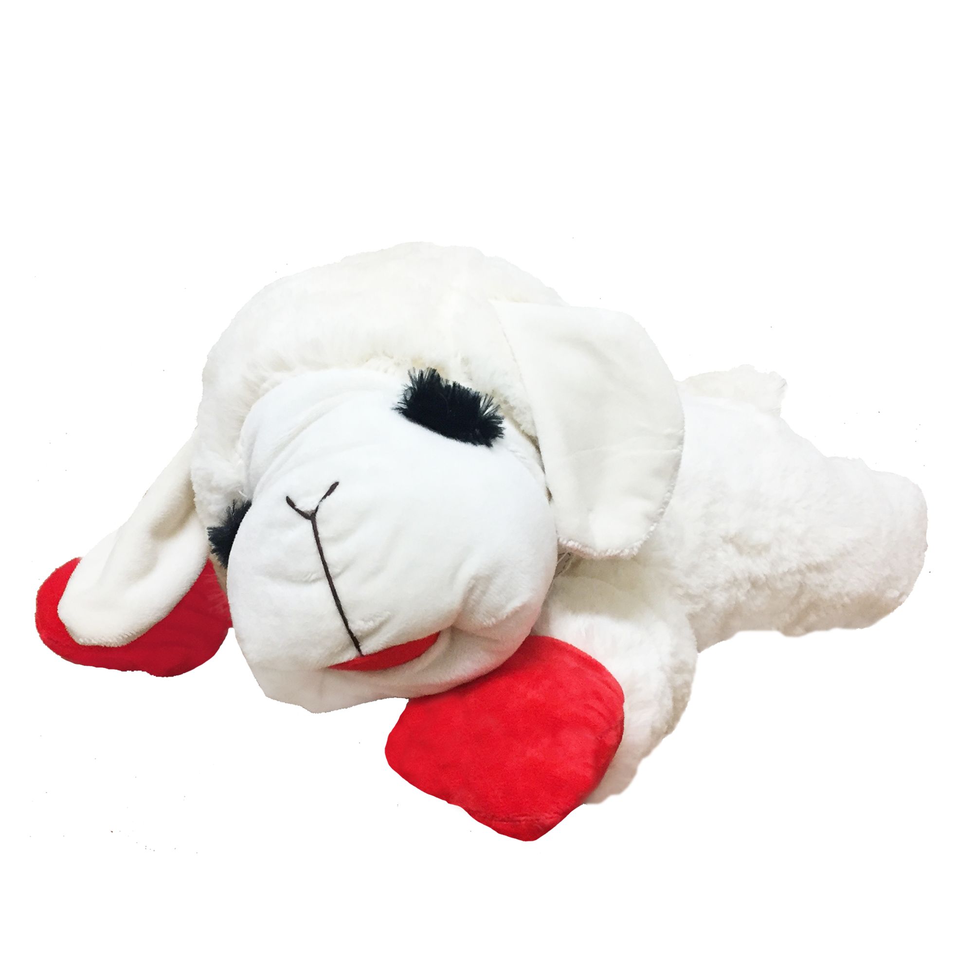 Multipet Lamb Chop Plush Dog Toy with Squeaker, Size: Jumbo | PetSmart