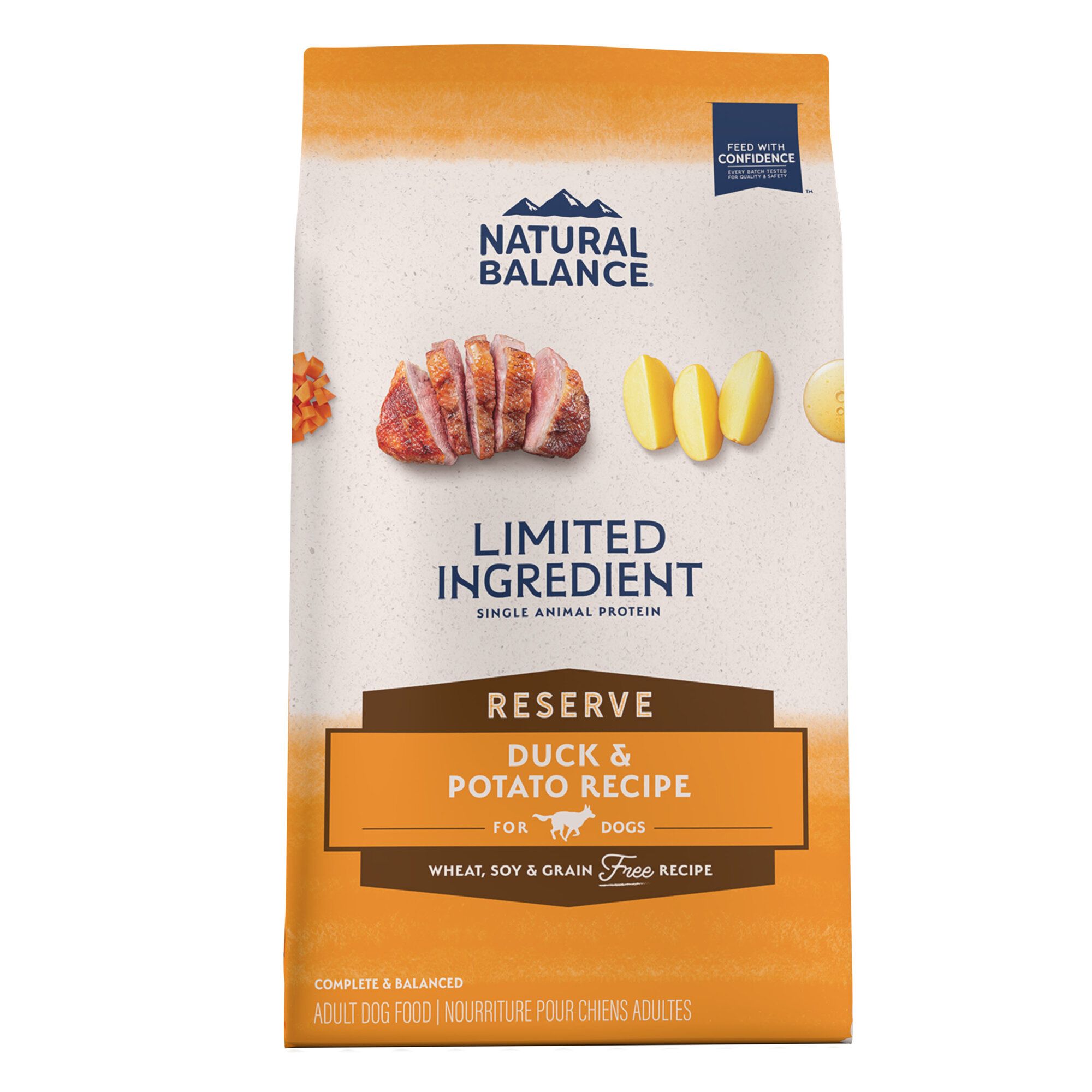 Natural Balance Limited Ingredient Diets Adult Dry Dog Food - Duck and Potato, Size: 4 lb | PetSmart Green
