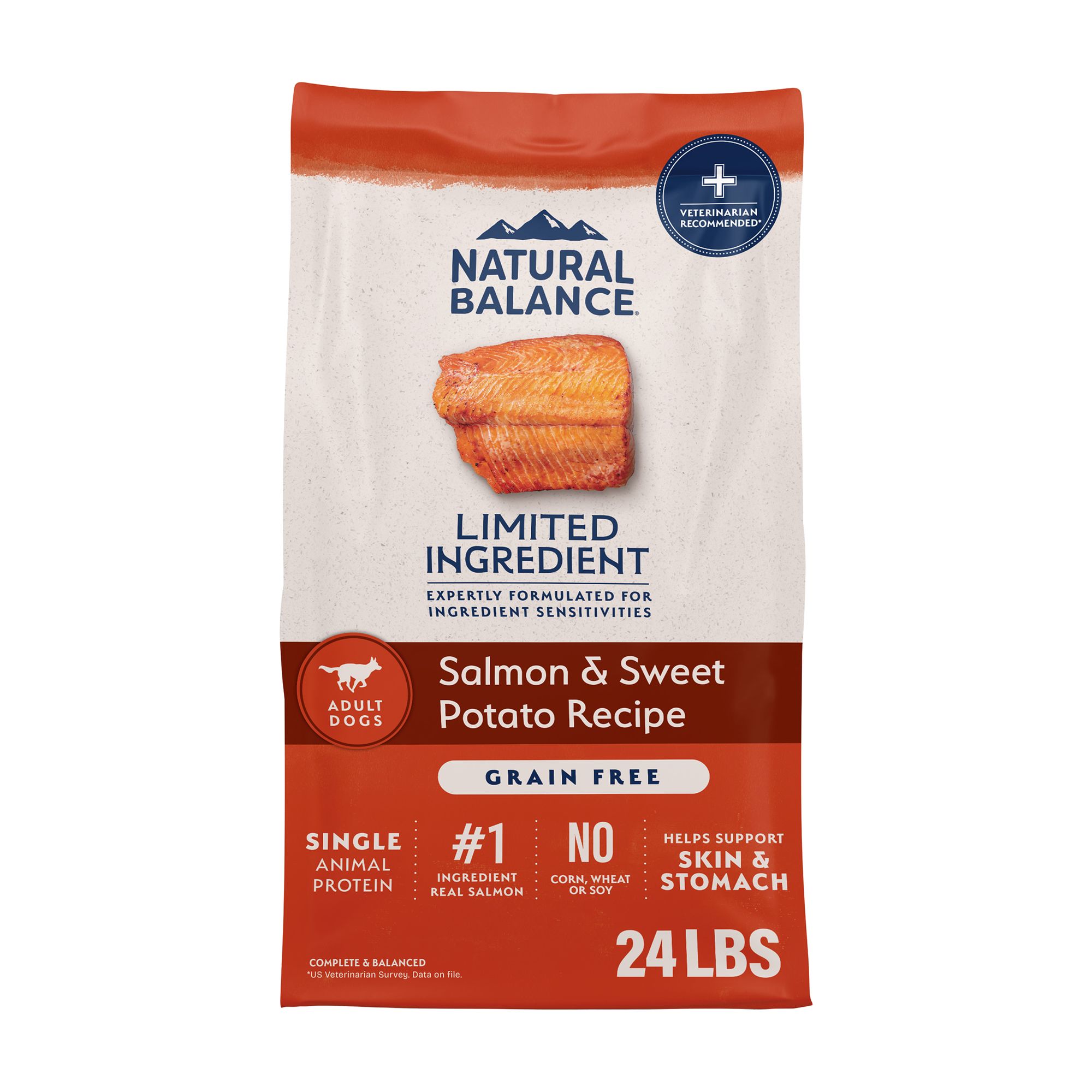 Natural Balance Limited Ingredient Diets Adult Dry Dog Food - Salmon and Sweet Potato, Size: 24 lb | PetSmart