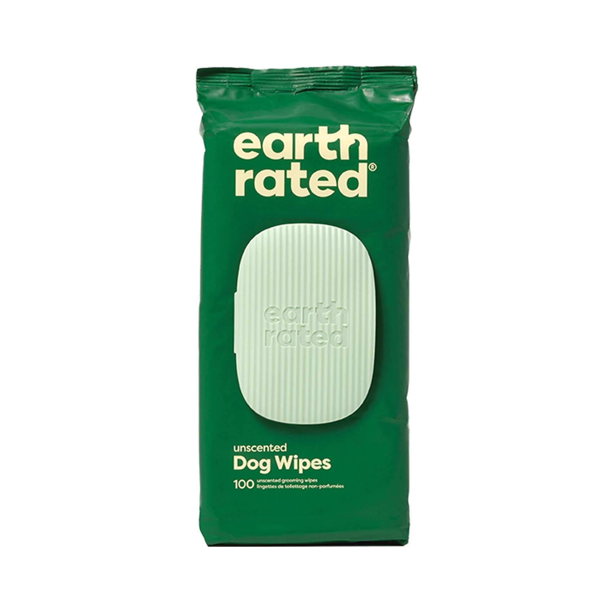 Earth Rated Hypoallergenic 3-in-1 Dog Grooming Wipes - Unscented 100 Count