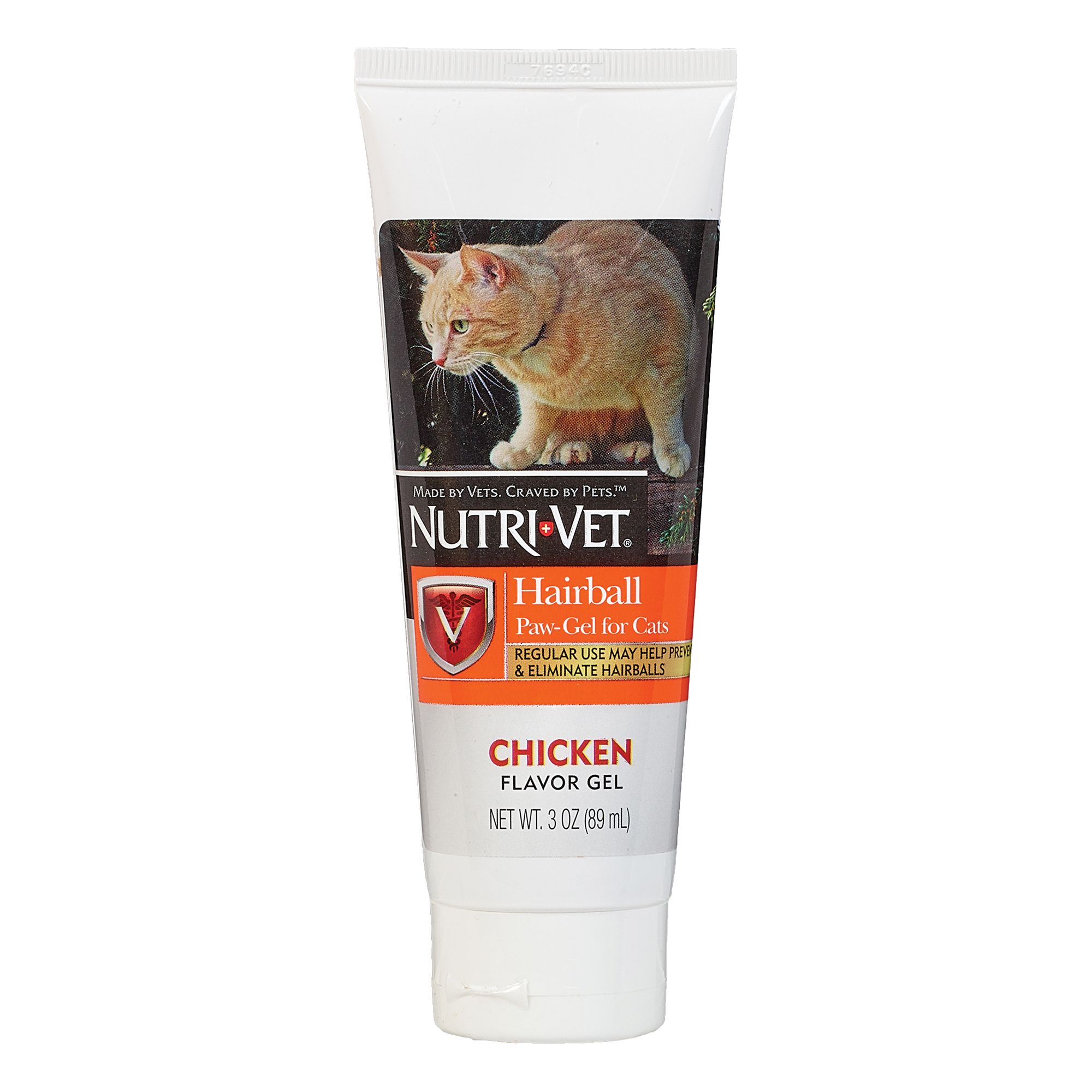 Nutri-Vet Chicken Flavor Hairball Paw Gel for Cats (3 Oz)