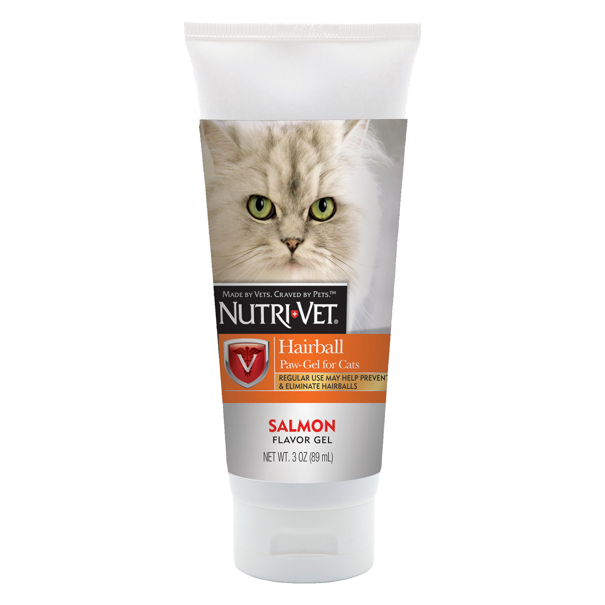 Nutri-Vet Salmon Flavor Hairball Paw Gel for Cats (3 Oz)