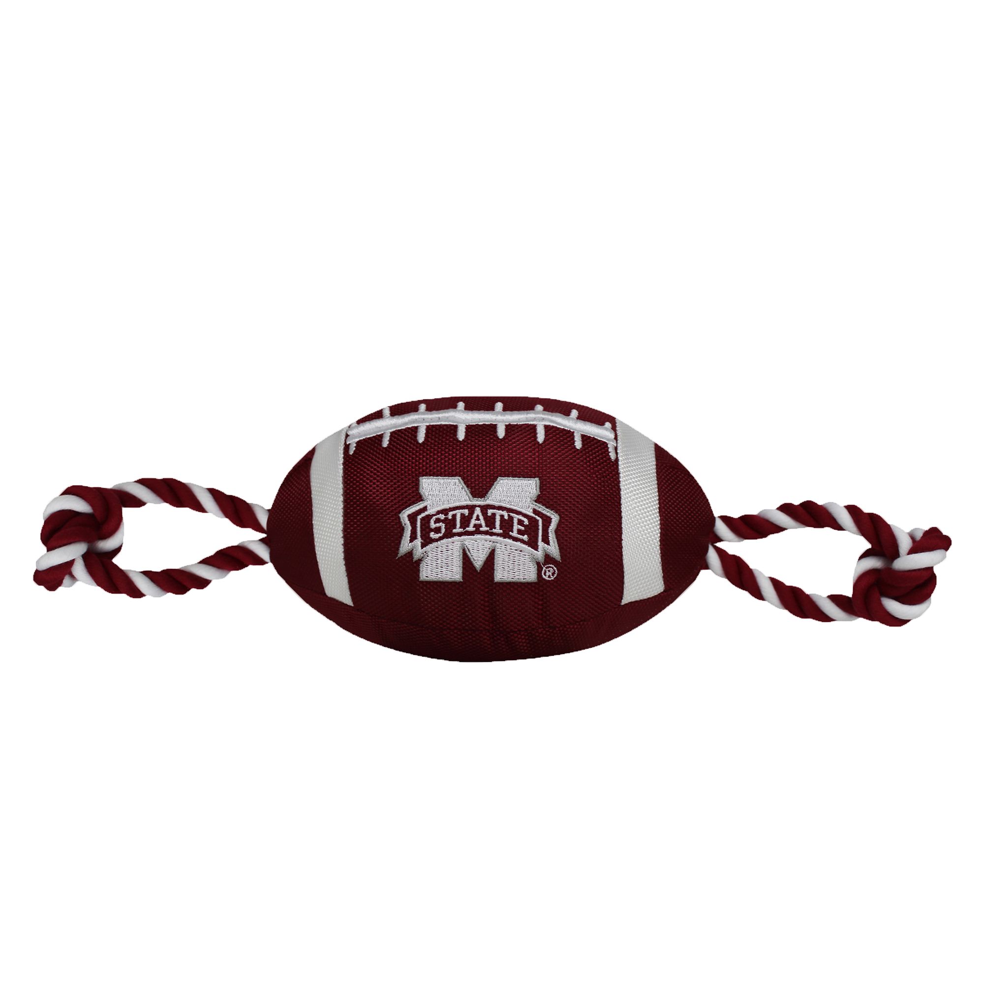 Pets First Mississippi State University Football Rope Dog Toy | Nylon PetSmart