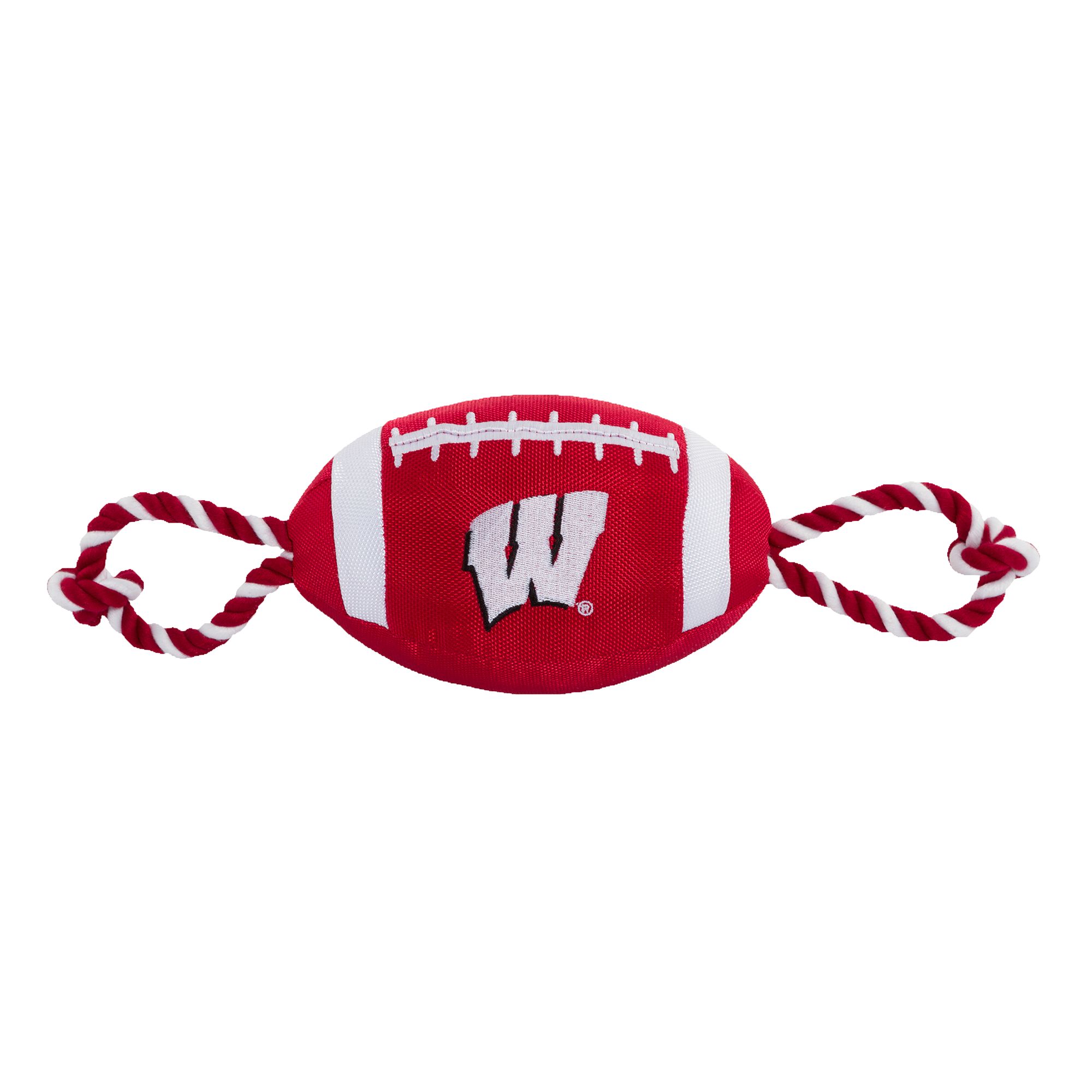 Pets First University of Wisconsin Football Rope Dog Toy | Nylon PetSmart