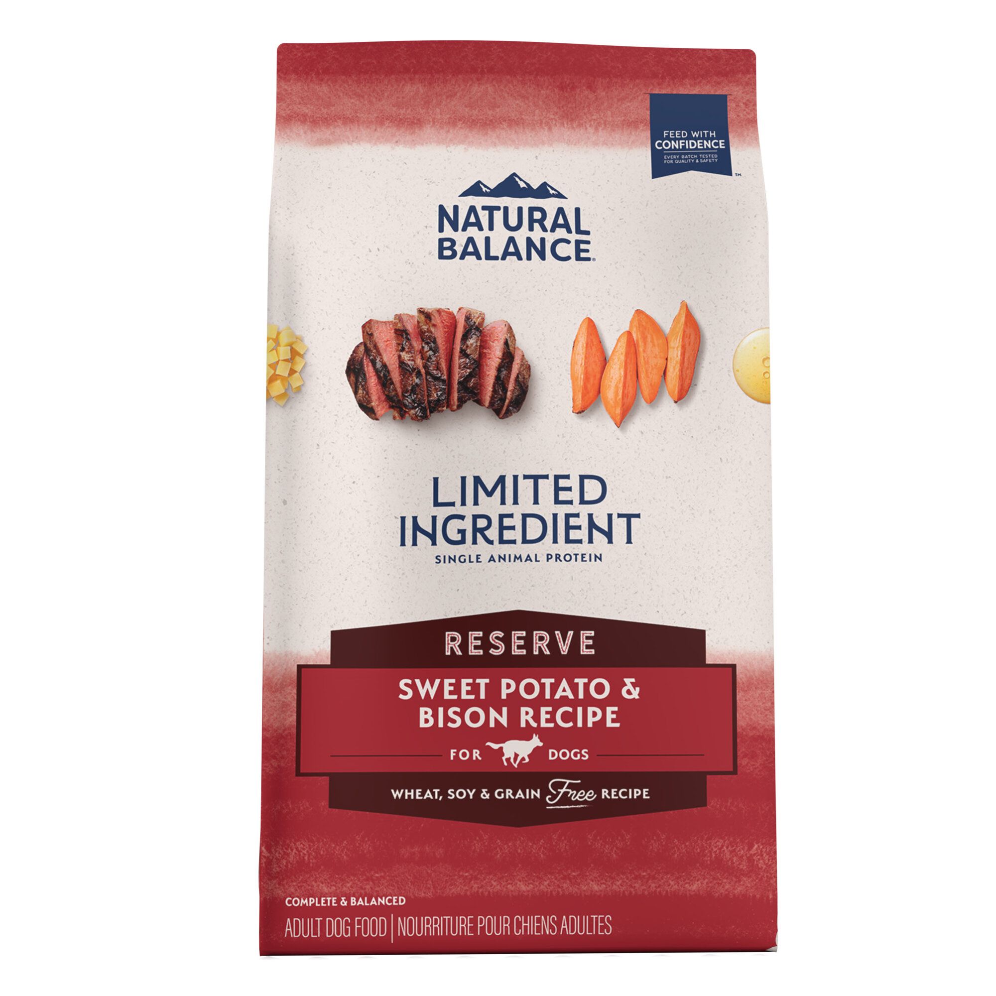 Natural Balance Limited Ingredient Diet Adult Dry Dog Food - Grain Free, Sweet Potato and Bison, Size: 4 lb | PetSmart Green
