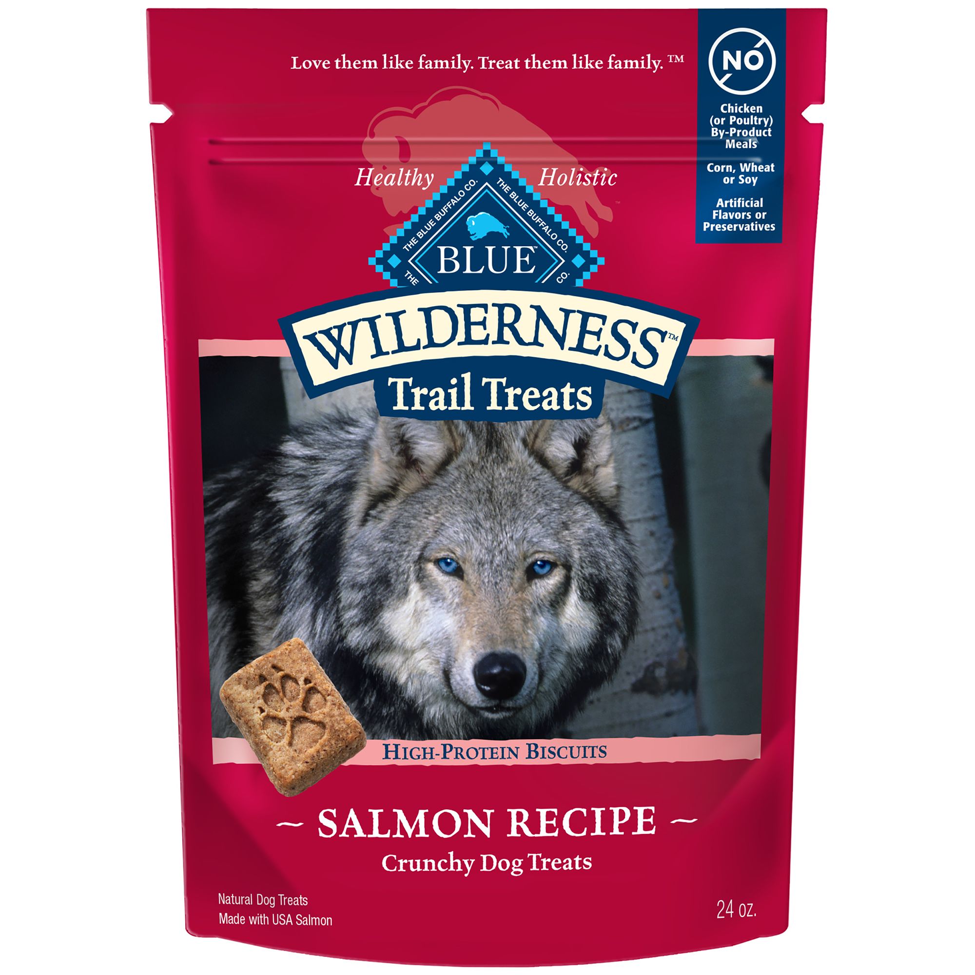 Blue Buffalo Wilderness; Trail Treats All Life Stages Dog - High-Protein, Salmon, Size: 24 oz | PetSmart