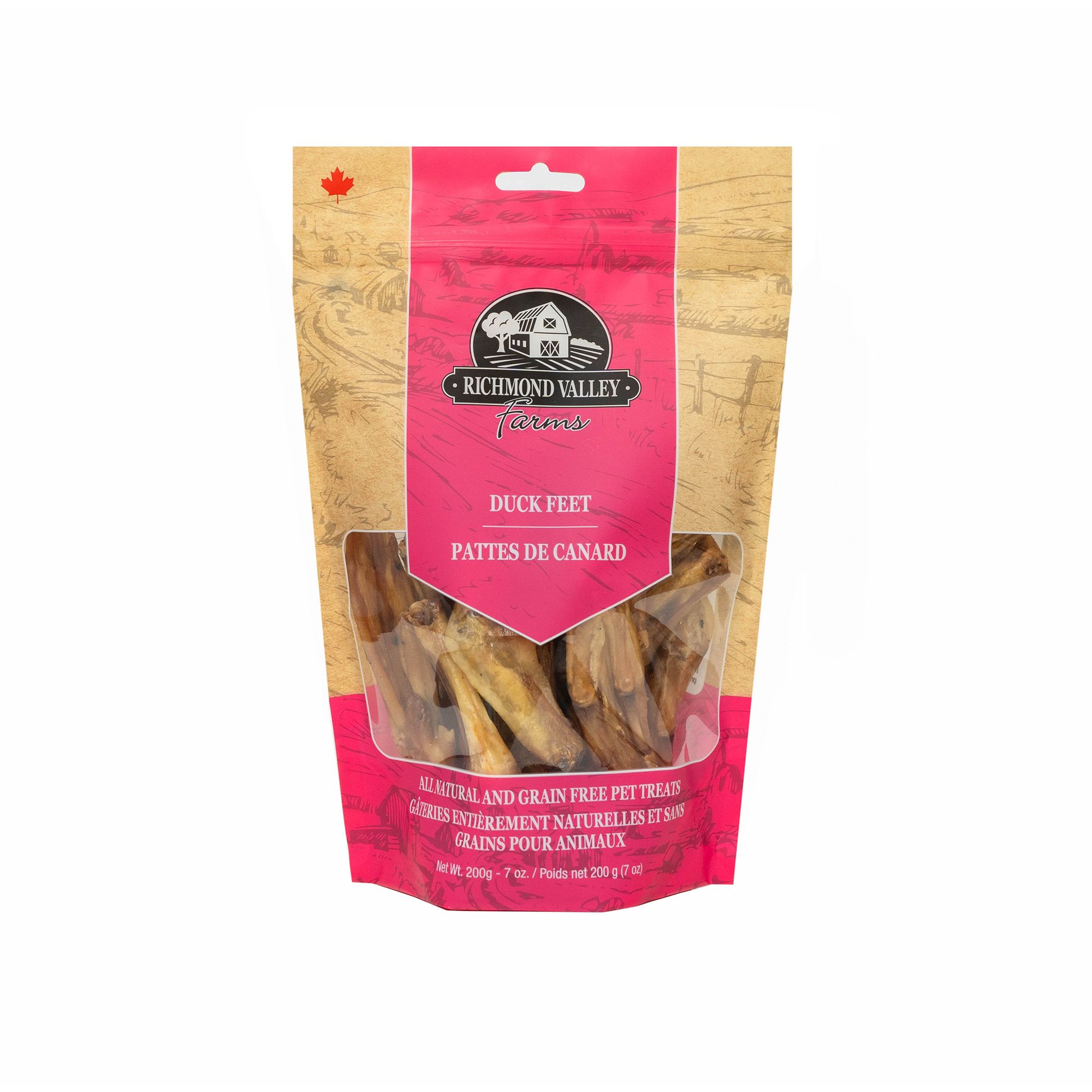 Richmond Valley Farms Dog Treats - Duck Feet (200 g)