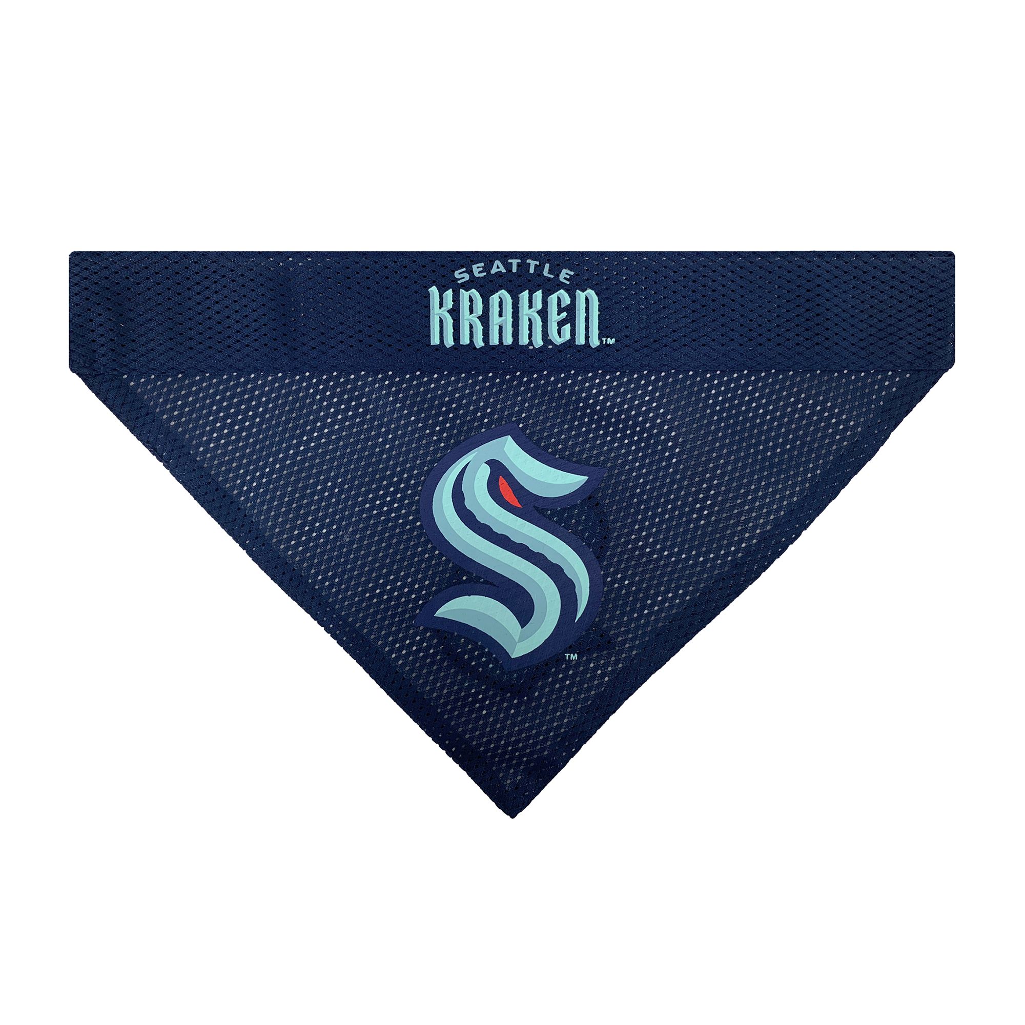 Pets First Seattle Kraken Nhl Reversible Pet Bandana, Size: Large | PetSmart