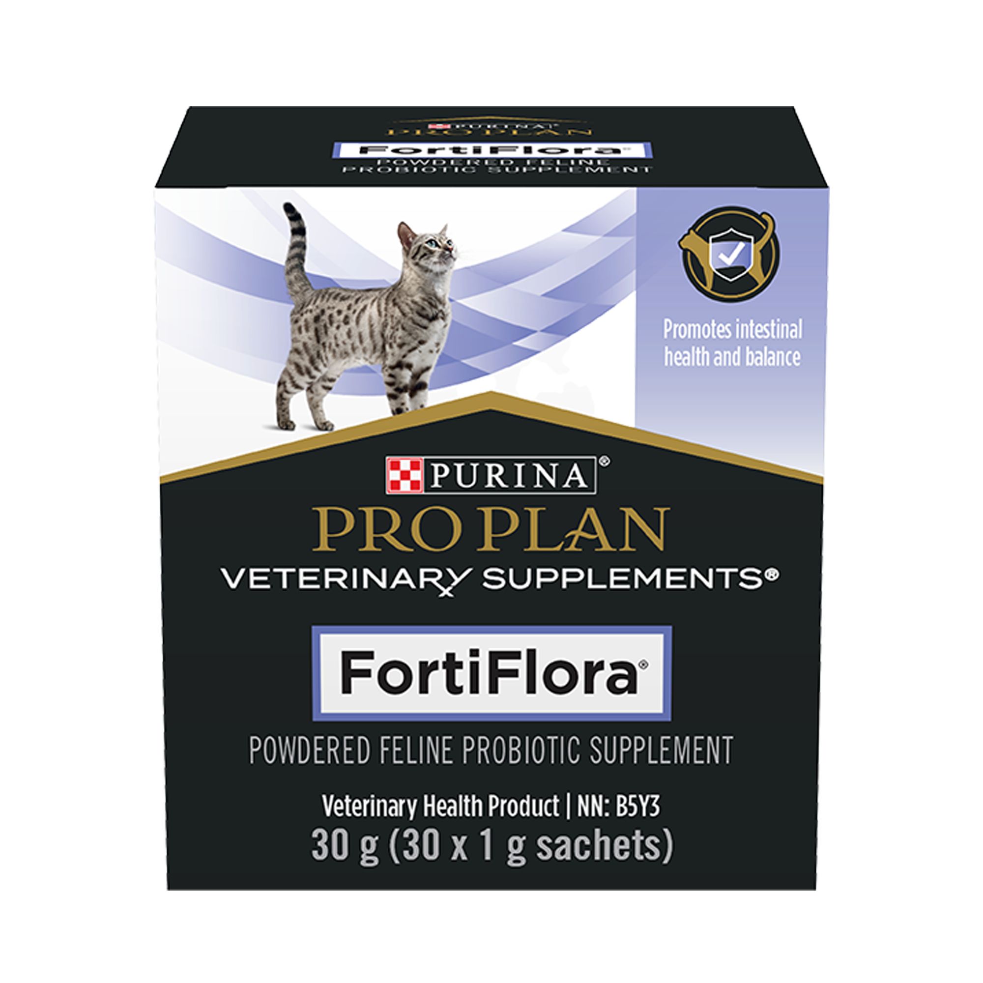 Purina Pro Plan Veterinary Supplements Feline Probiotic FortiFlora Powdered Cat Supplement (30 Count)