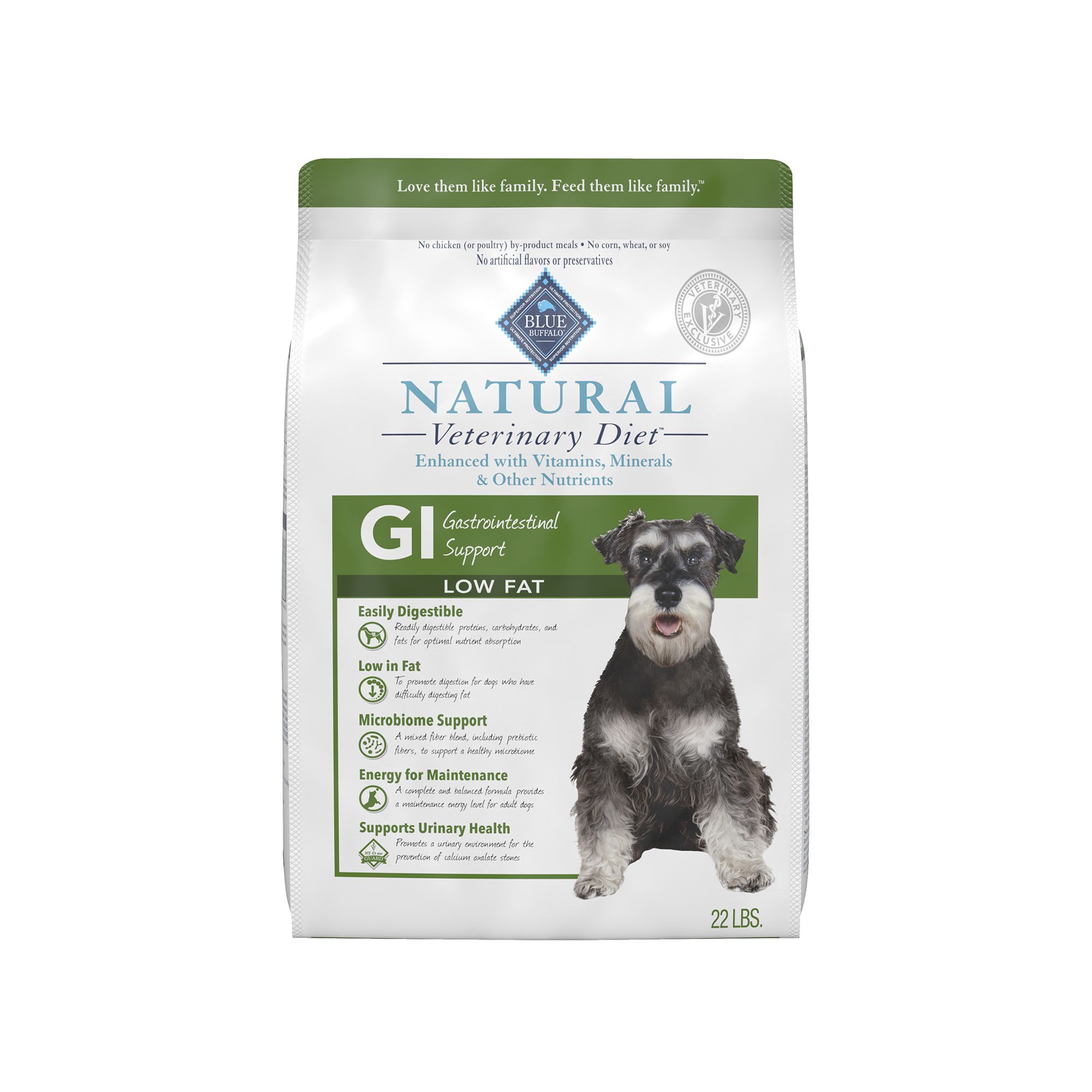 Blue Buffalo Natural Veterinary Diet Buffalo; All Life Stage Dry Dog Food - Natural, Chicken, Size: 22 lb | PetSmart