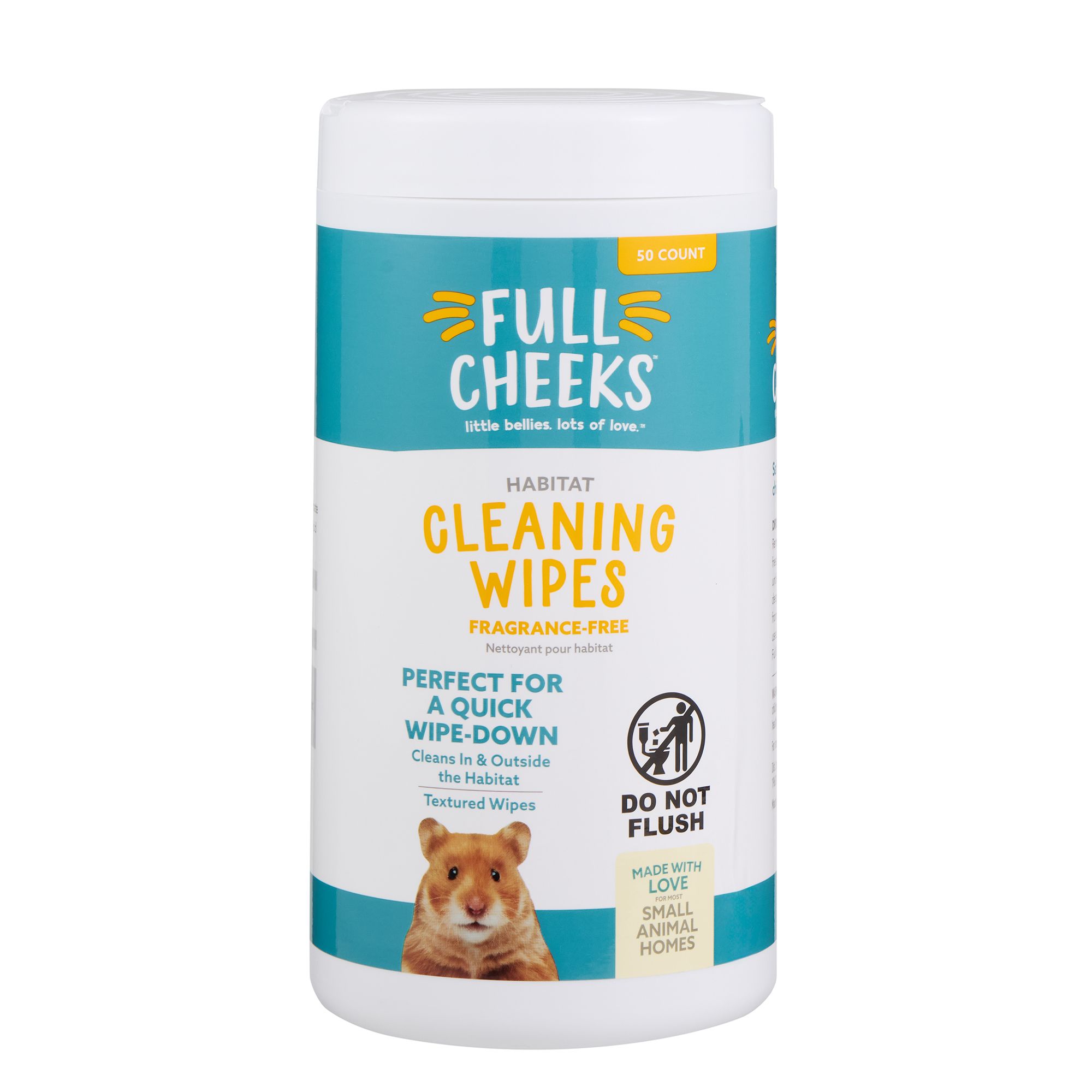 Full Cheeks&trade; Small Pet Habitat Cleaning Wipes
