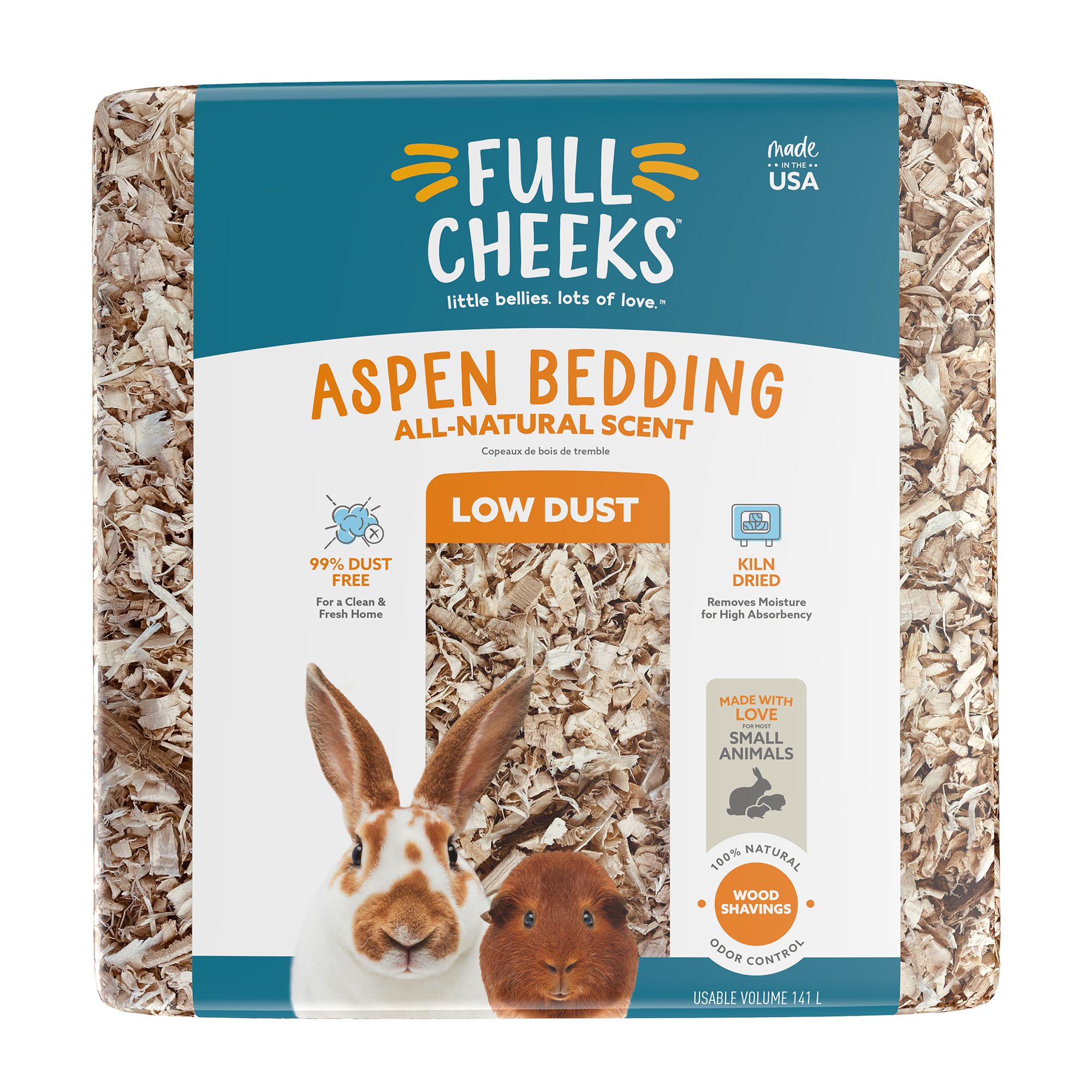 Full Cheeks&trade; Small Pet Aspen Bedding (141 L)