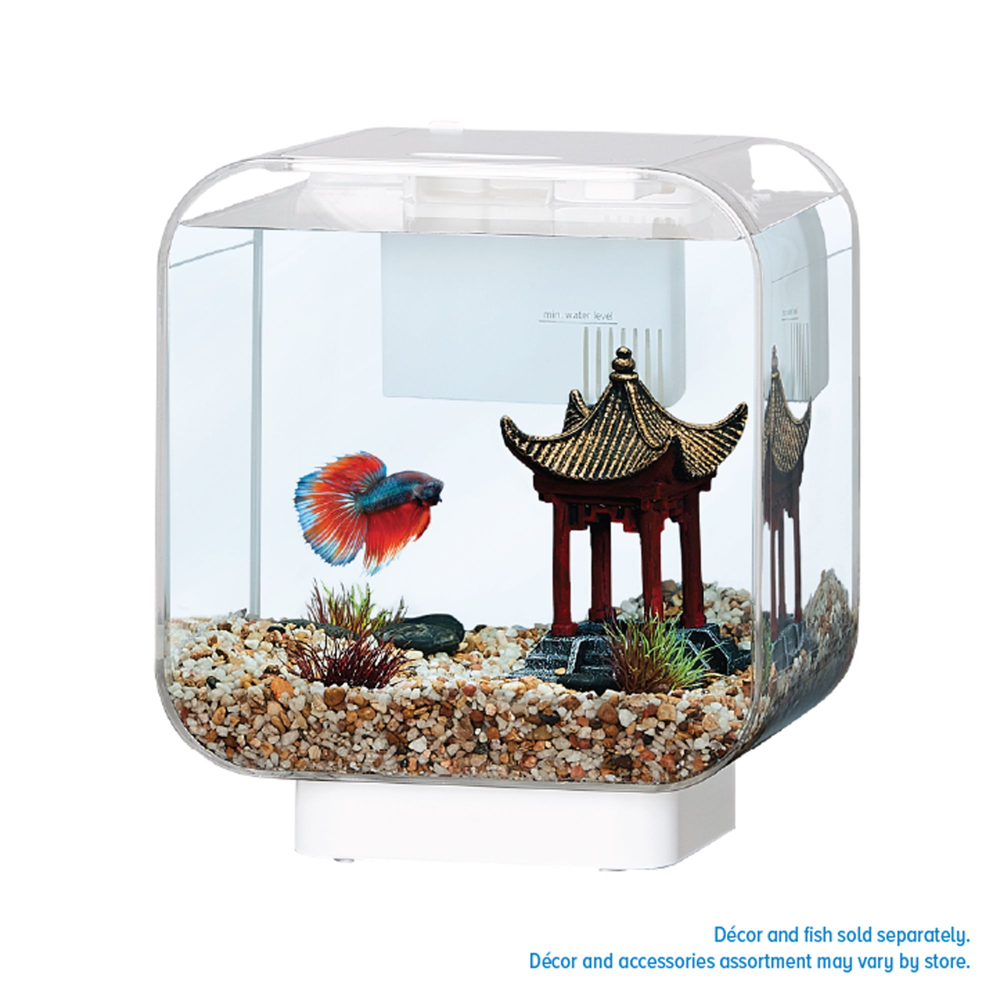 Top Fin® Clear Vivid View Aquarium - Fish Tank Aquarium - 3 Gallon (3 Gal)