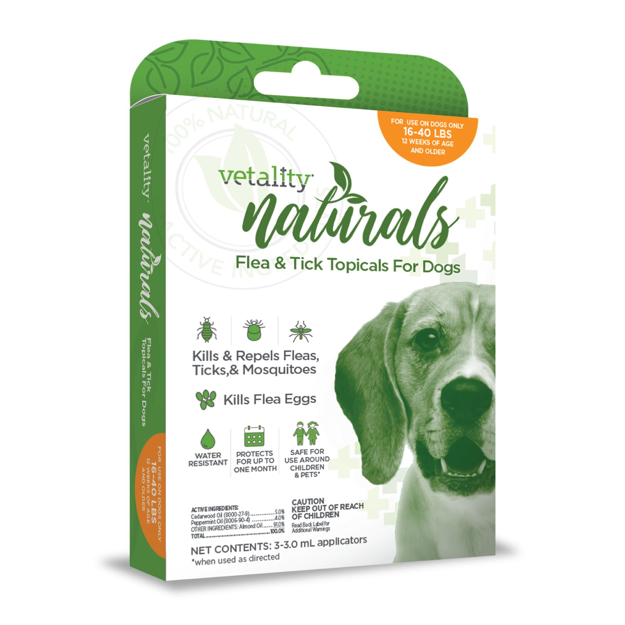 Vetality Naturals Flea and Tick Topicals for Dogs, Senior | PetSmart
