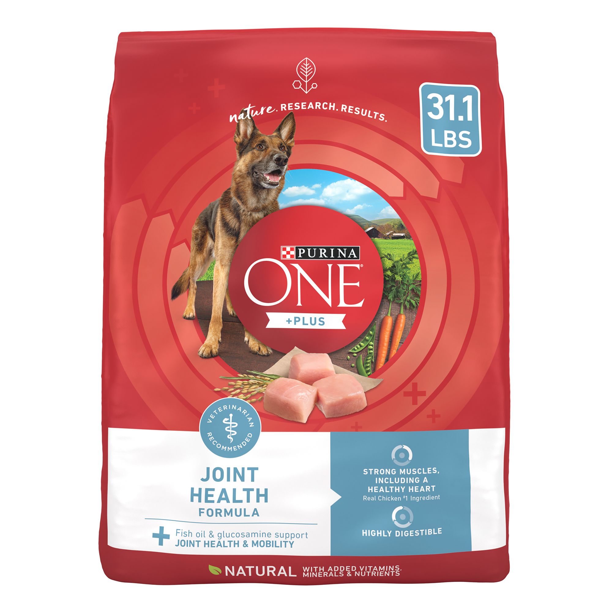 Purina ONE +Plus Adult Dog Dry Food - Chicken, No Artificial Colors, Flavors, Size: 31.1 lb | PetSmart