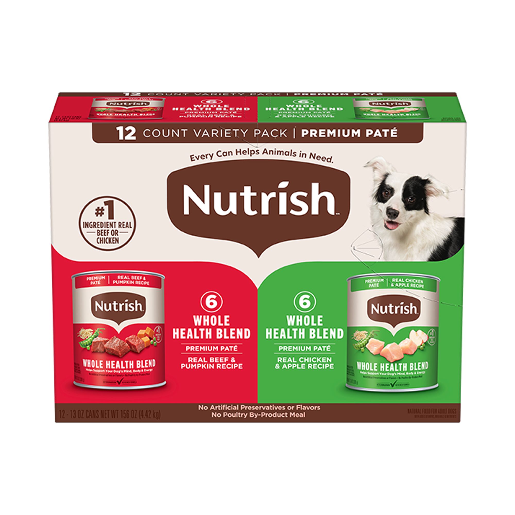 Rachael Ray Nutrish Wet Dog Food Adult - Chicken, Apple, Beef, Pumpkin, Size: 13 oz | PetSmart Brown