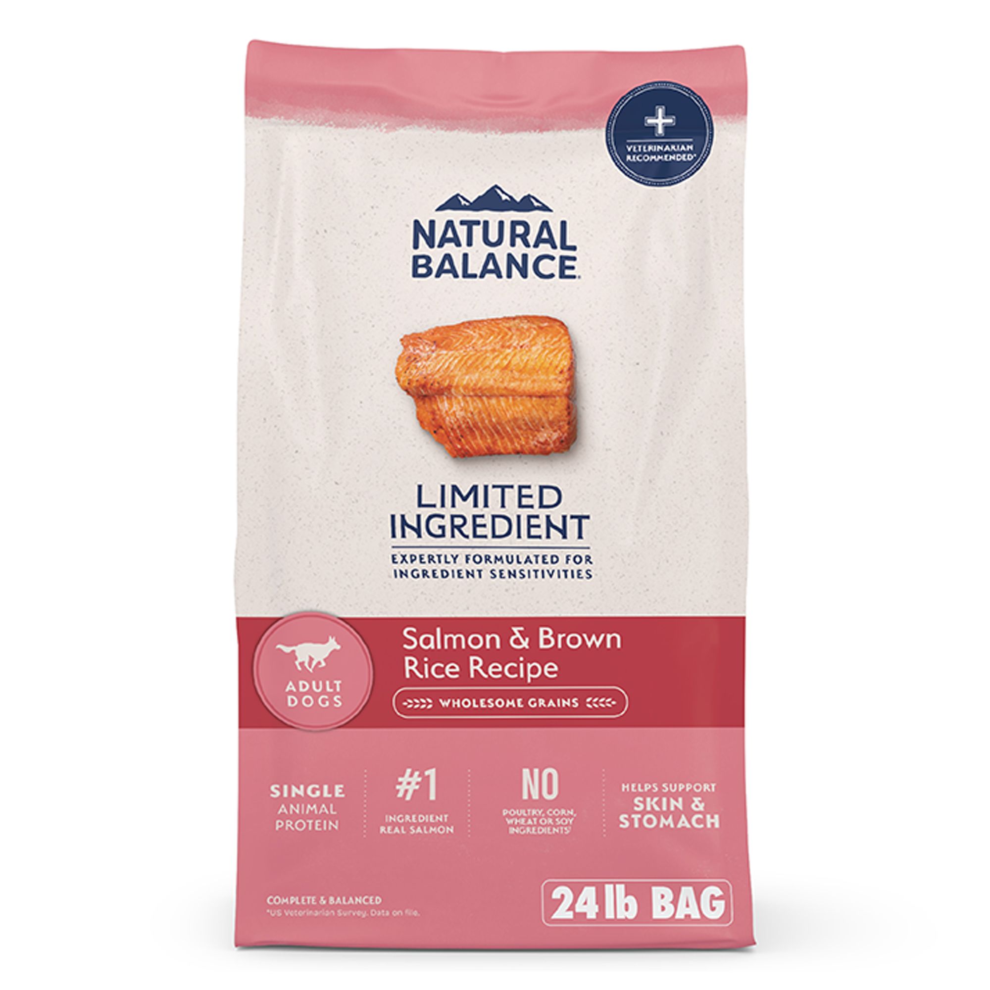 Natural Balance Limited Ingredient Diets Adult Dry Dog Food - Salmon and Brown Rice, Size: 24 lb | PetSmart