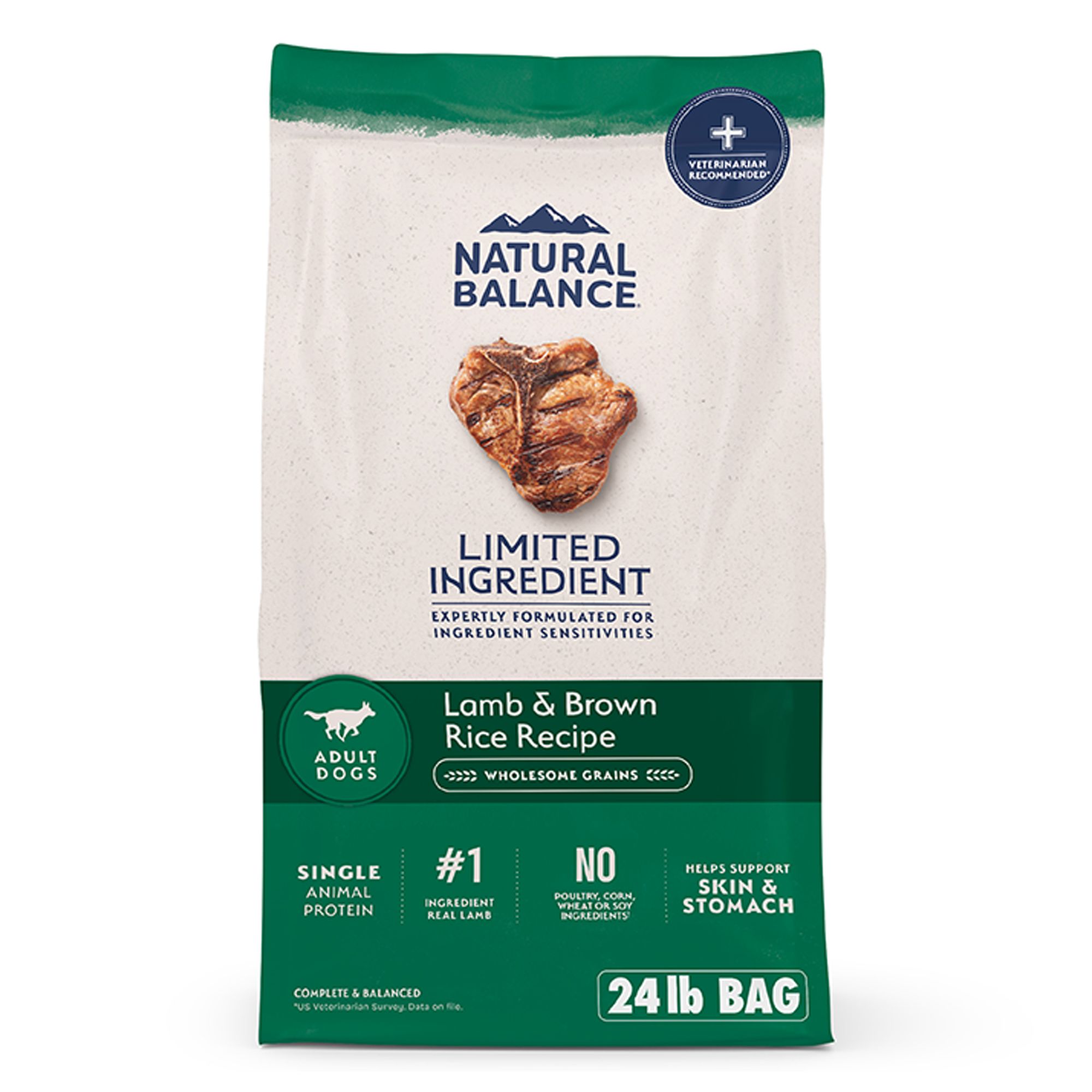 Natural Balance Limited Ingredient Diets Adult Dry Dog Food - Lamb and Brown Rice, Size: 22 lb | PetSmart