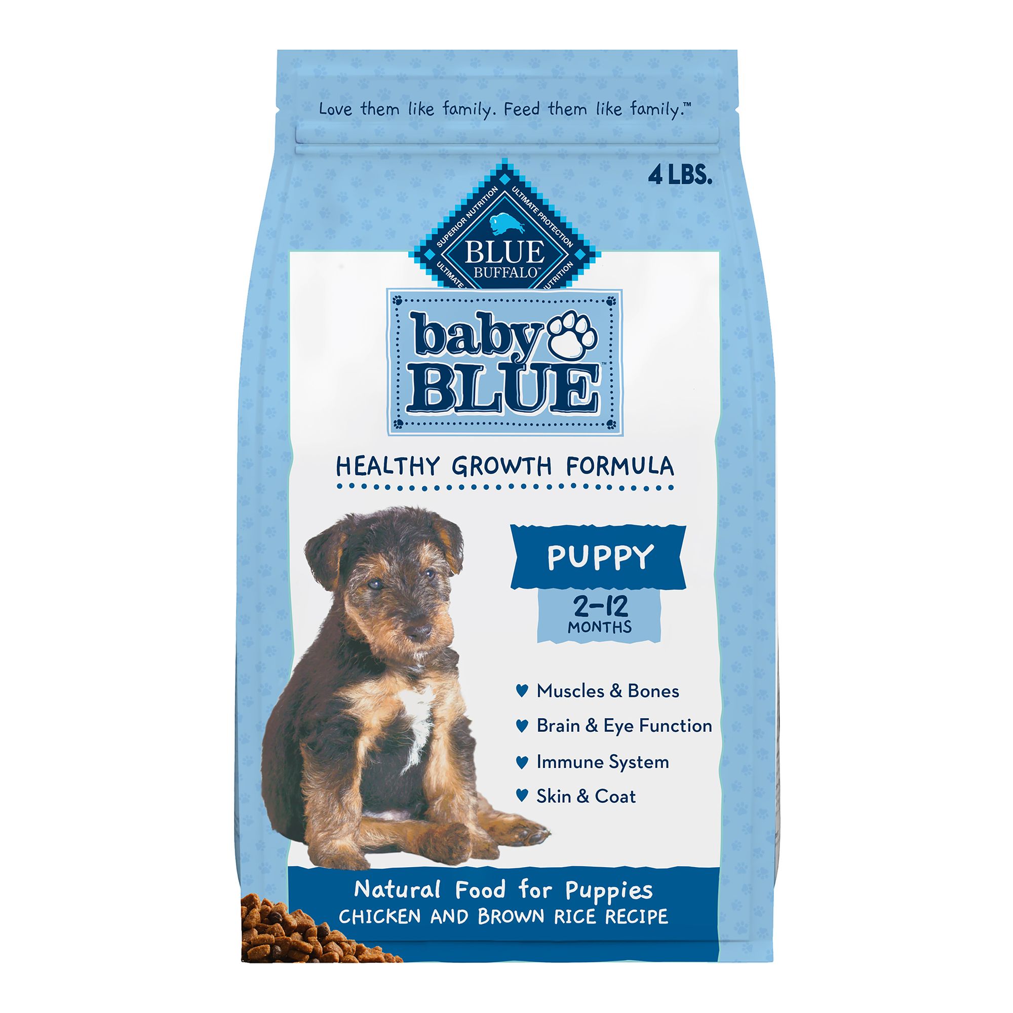 Blue Buffalo Baby BLUE; Puppy Dry Dog Food - Natural, Chicken, Size: 4 lb | PetSmart