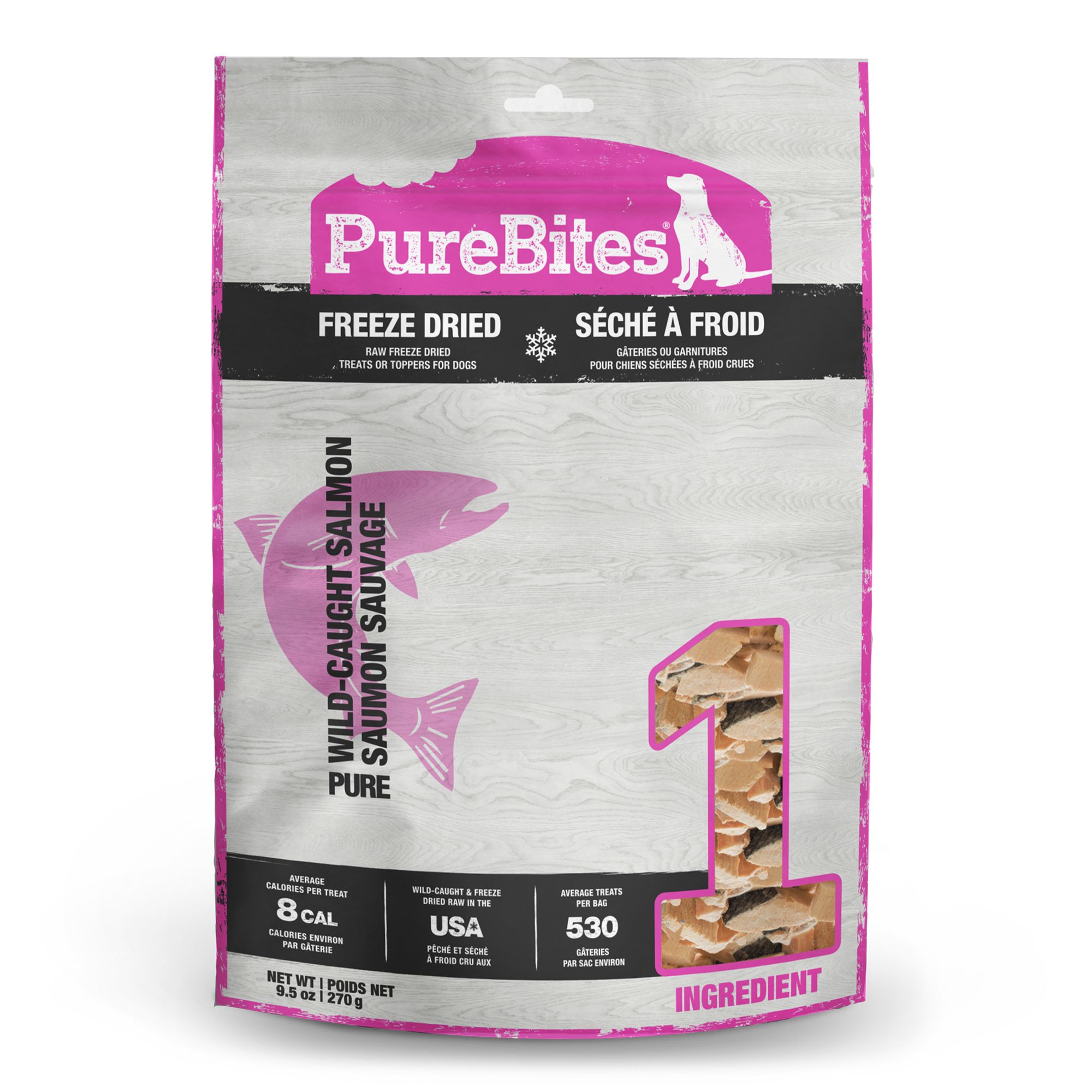 Purebites® Freeze Dried Dog Treat - Salmon (9.5 Oz)