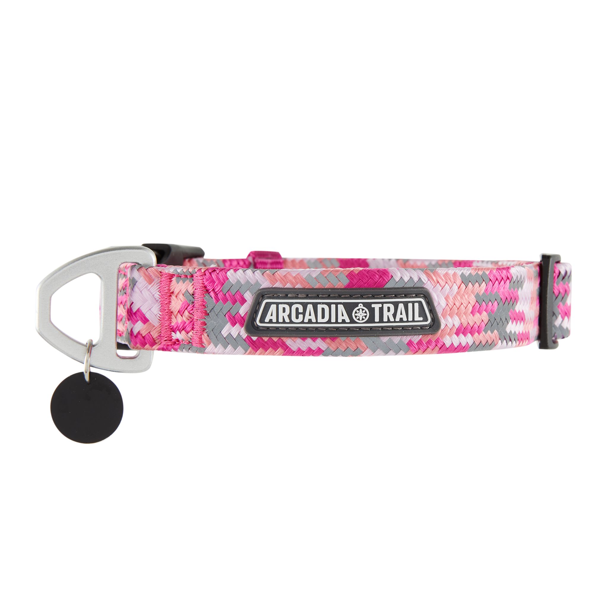 Arcadia Trail® Adjustable, Reflective, Durable, Rope Dog Collar (Large)