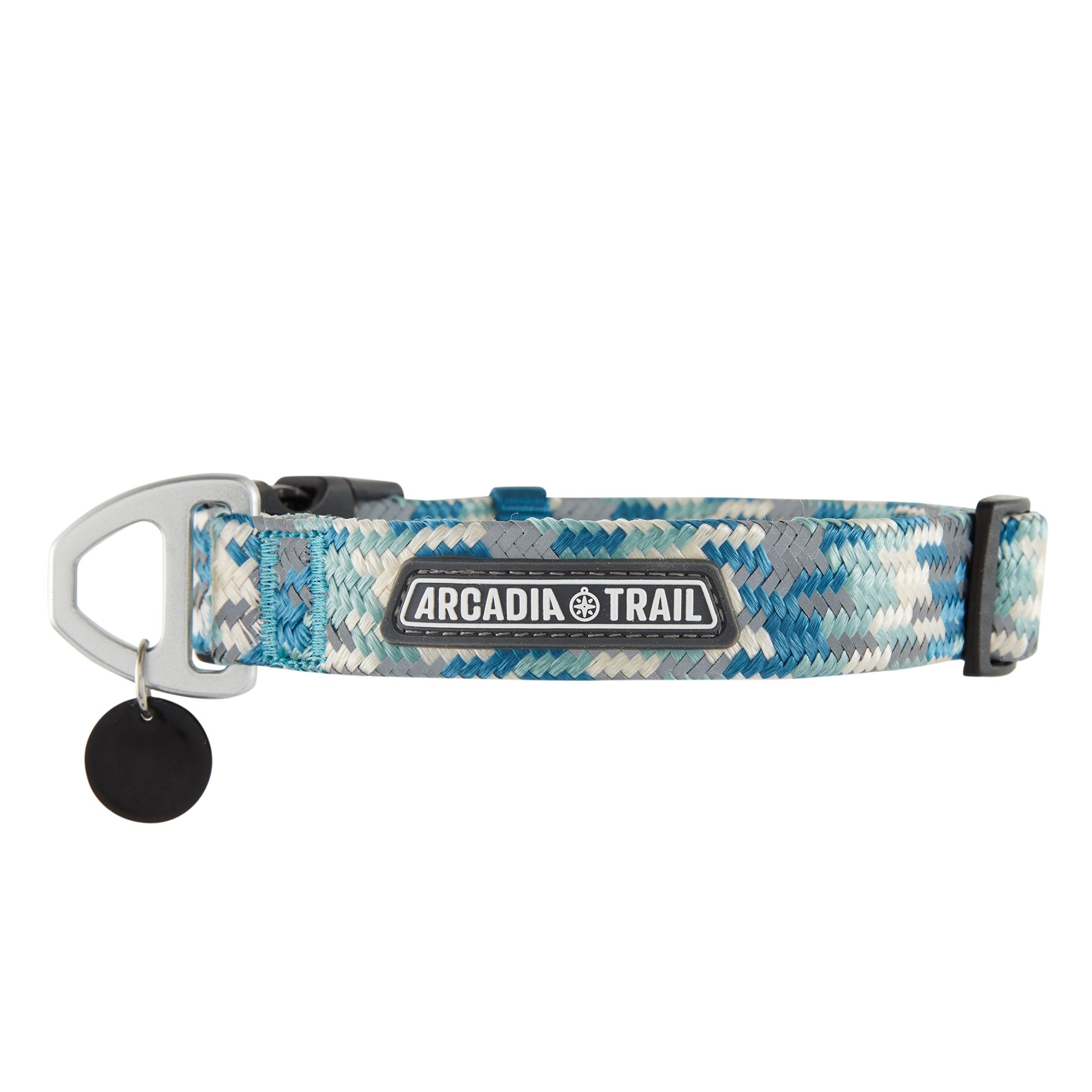 Arcadia Trail® Adjustable, Reflective, Durable, Rope Dog Collar (Large)