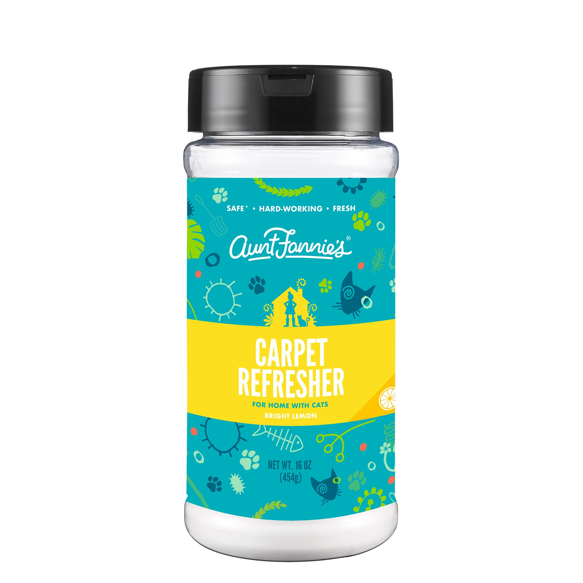 Aunt Fannie's Carpet Refresher & Deodorizer Powder For Carpet, Rug & Upholstery (16 Oz)