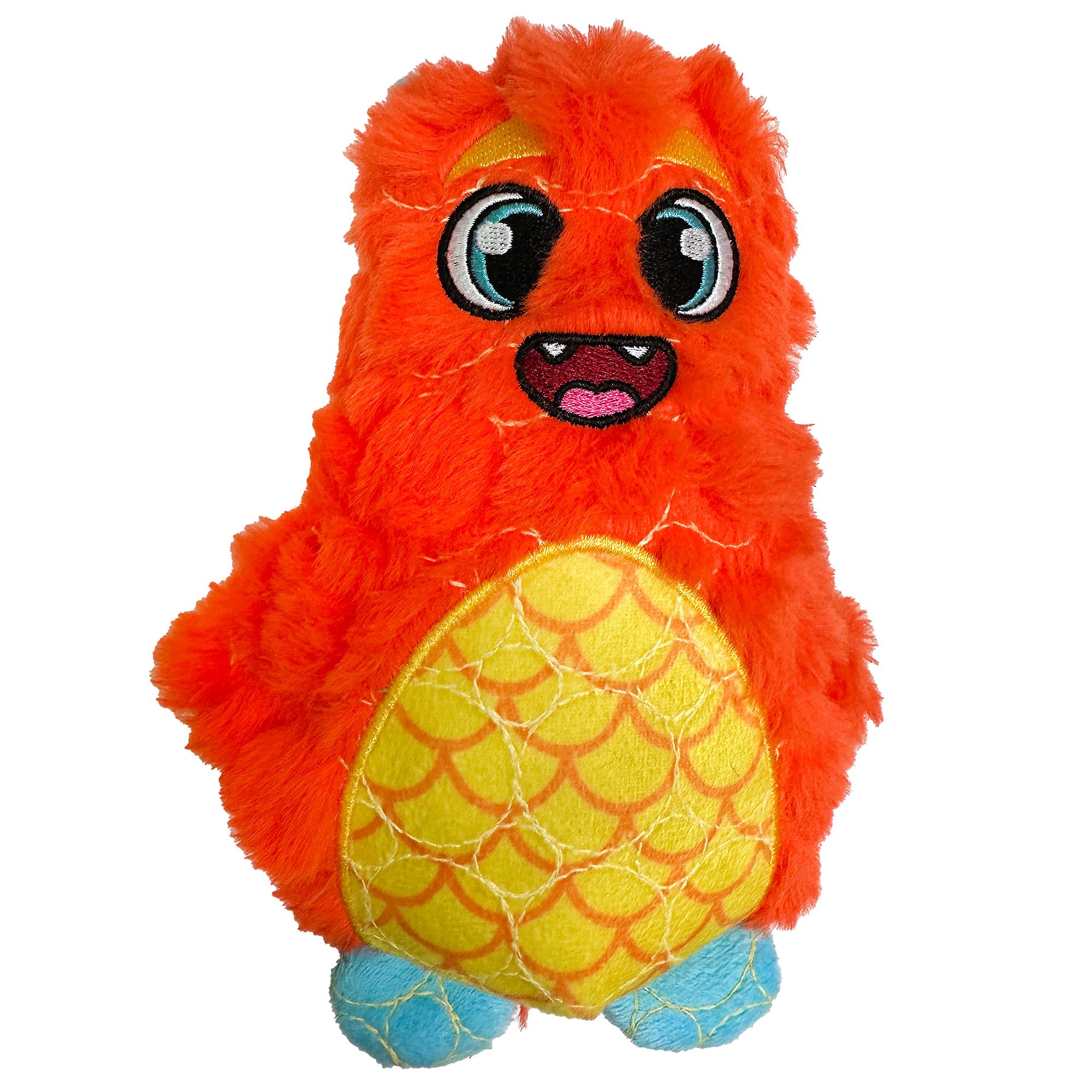 GMASON Bite Force Towering Timmy Kevlar Monster Tough Plush Dog Toy in Orange, Size: Small | PetSmart
