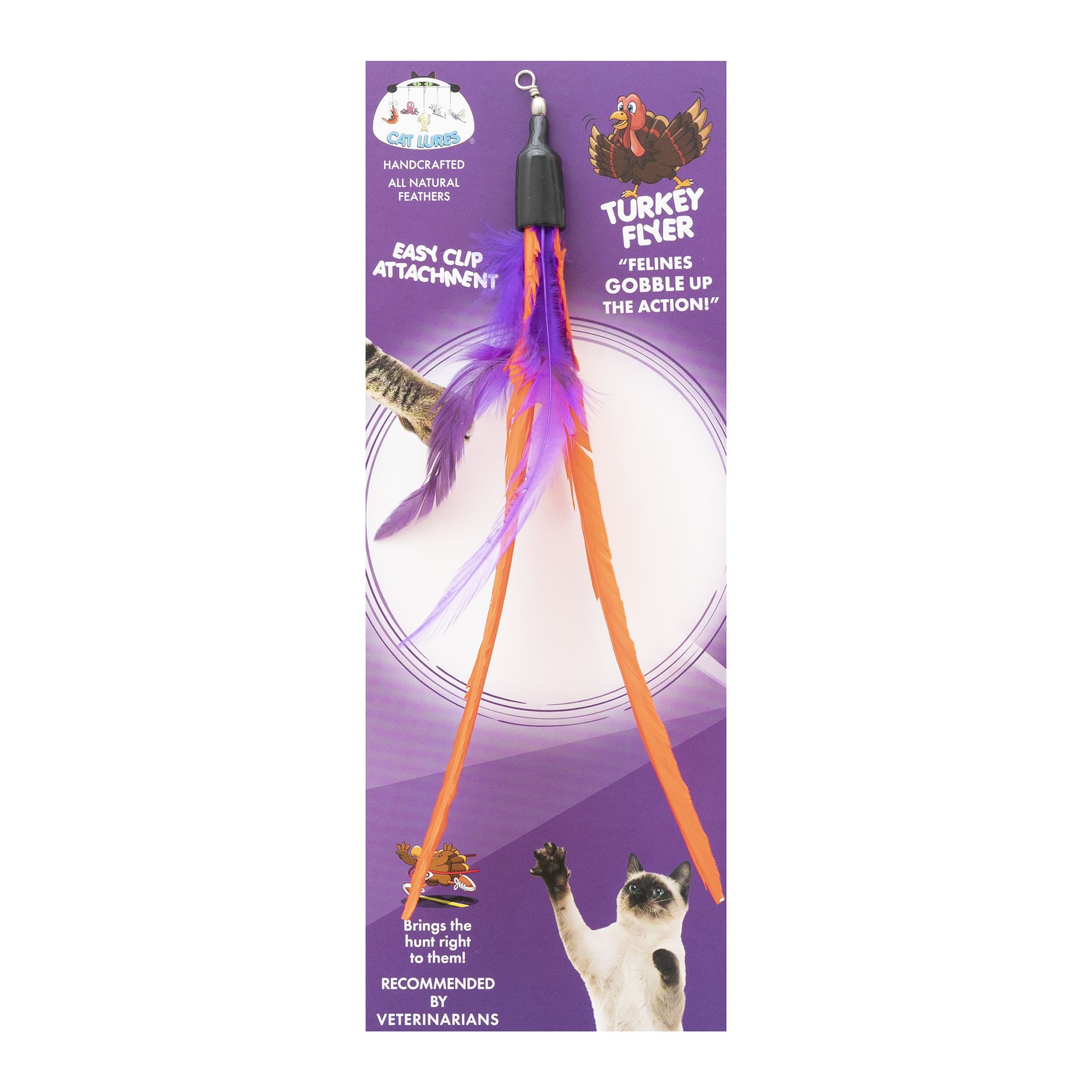 Cat Lures Turkey Flyer Attachment Toy | PetSmart